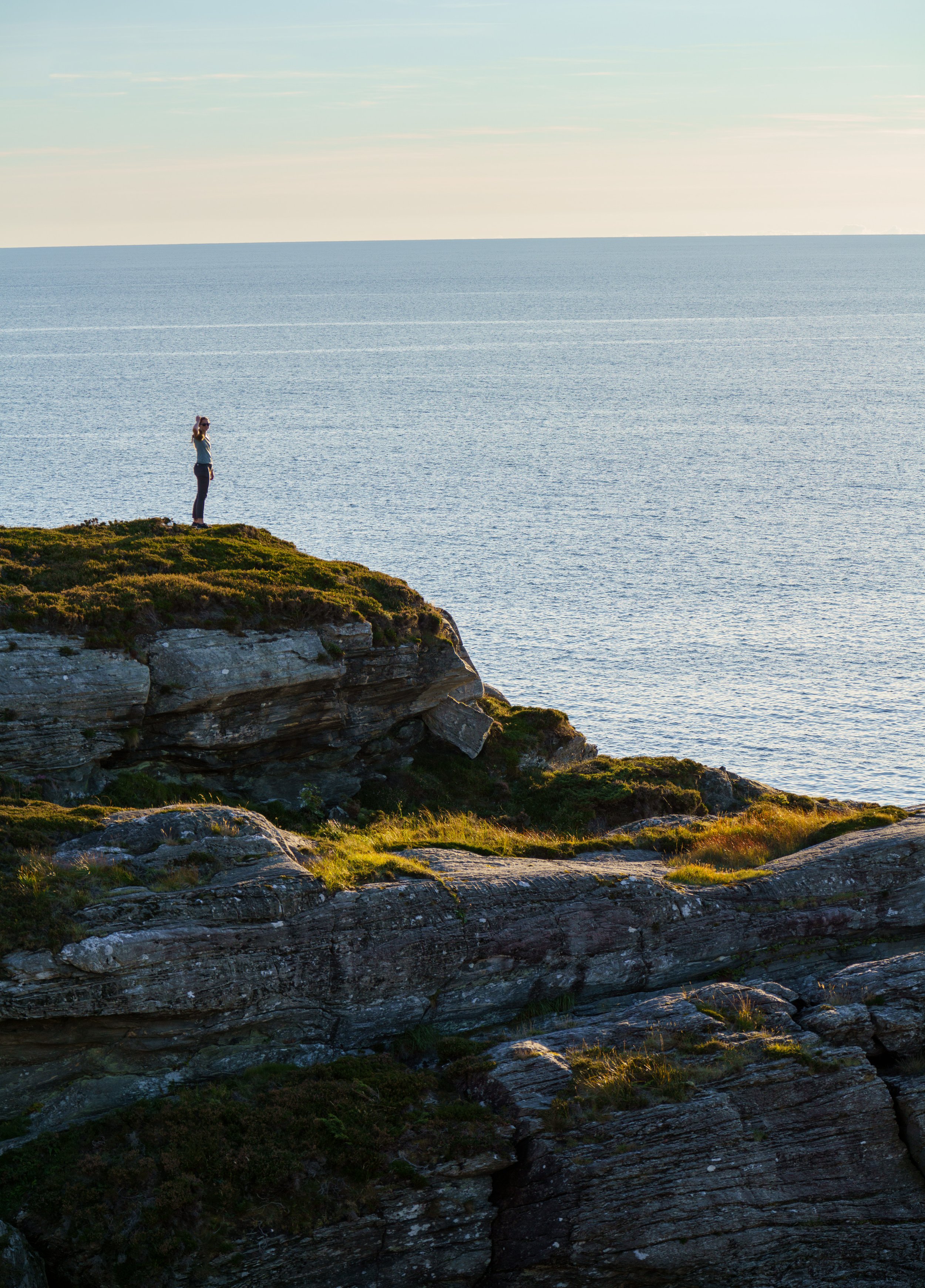 Nicole and the sea (photo/Jason Rafal)