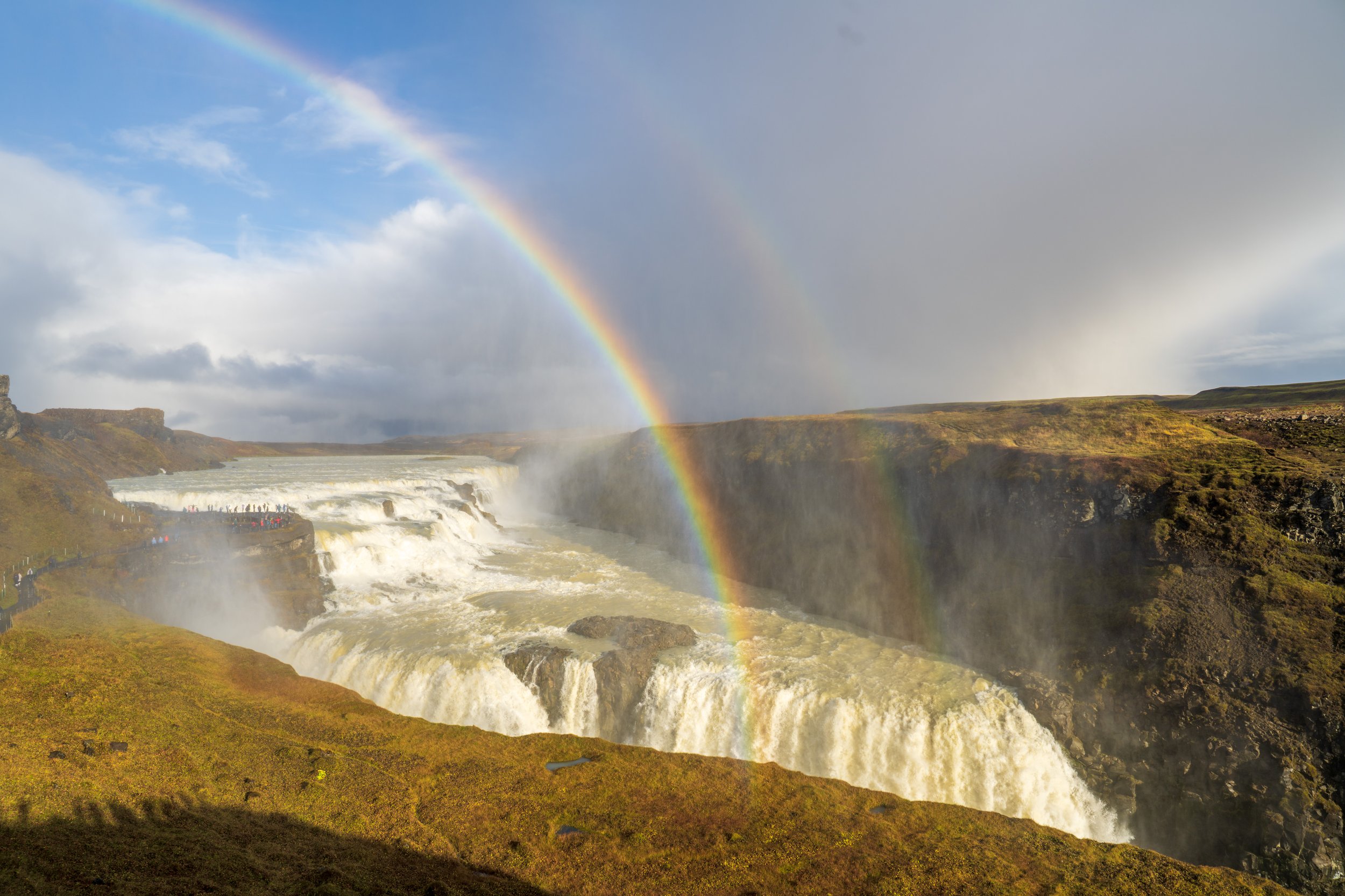  Double rainbow over Gullfoss (photo/Jason Rafal) 