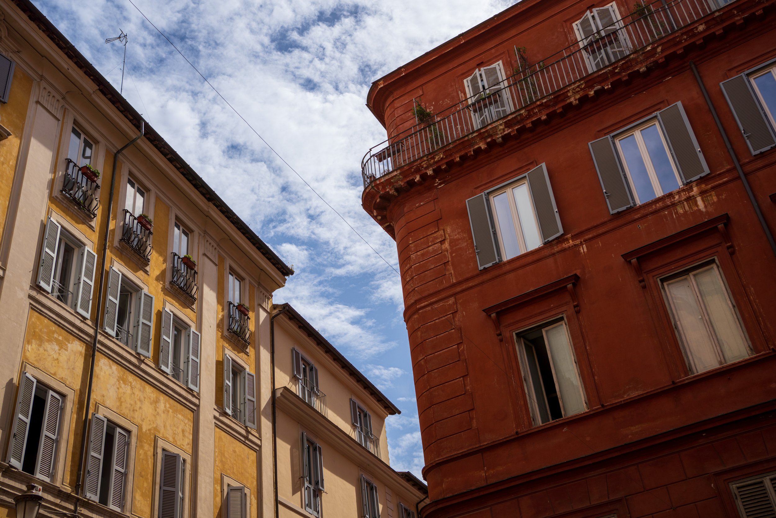  Some of the buildings near our hotel in Rome (photo/Jason Rafal) 