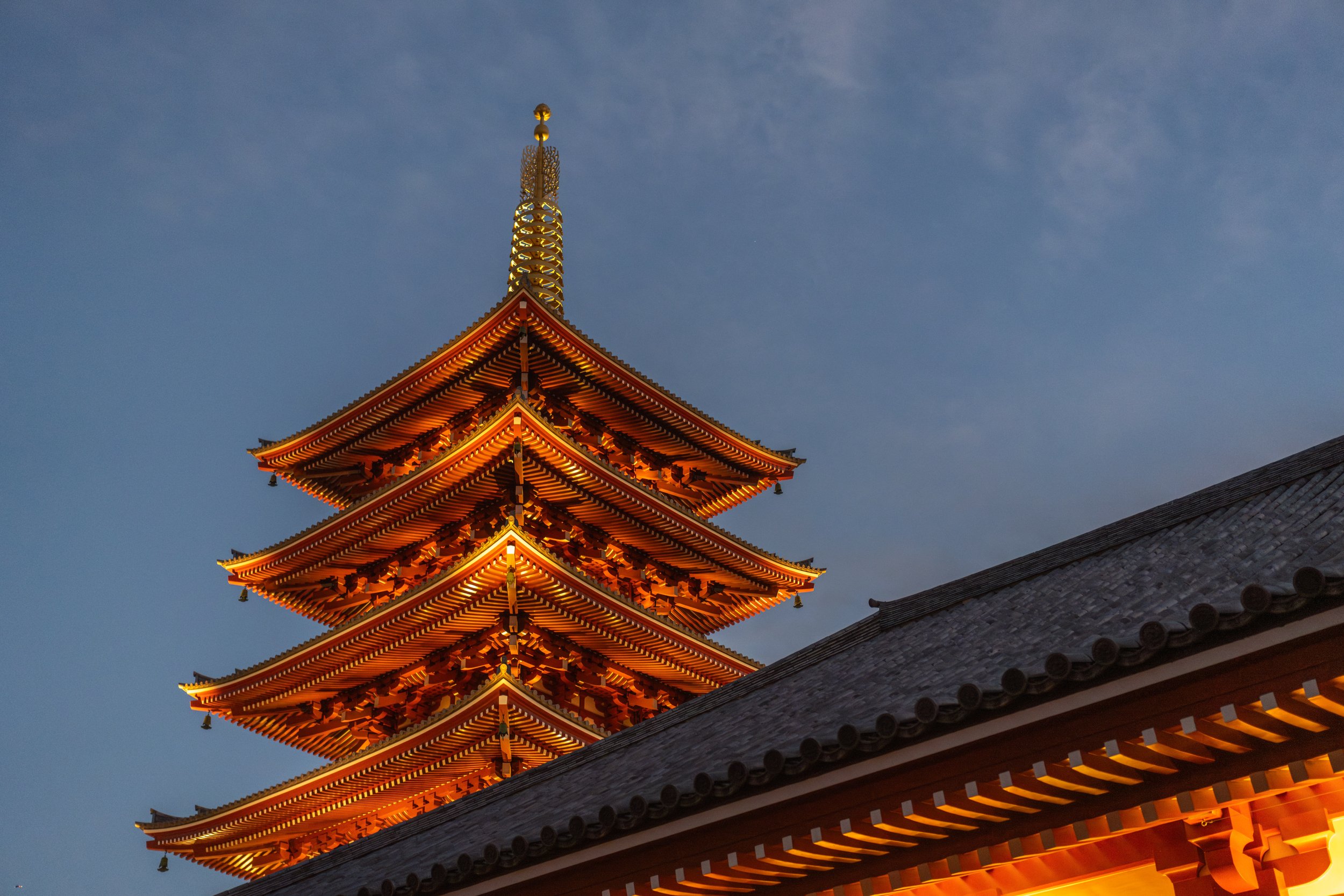  The Sensō-ji pagoda (photo/Jason Rafal) 