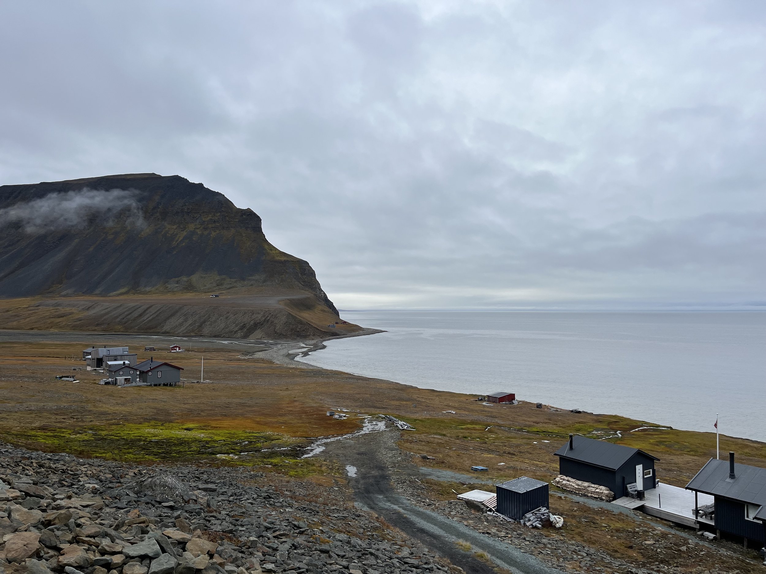  The end of the road at Bjorndalen (photo/Nicole Harrison) 