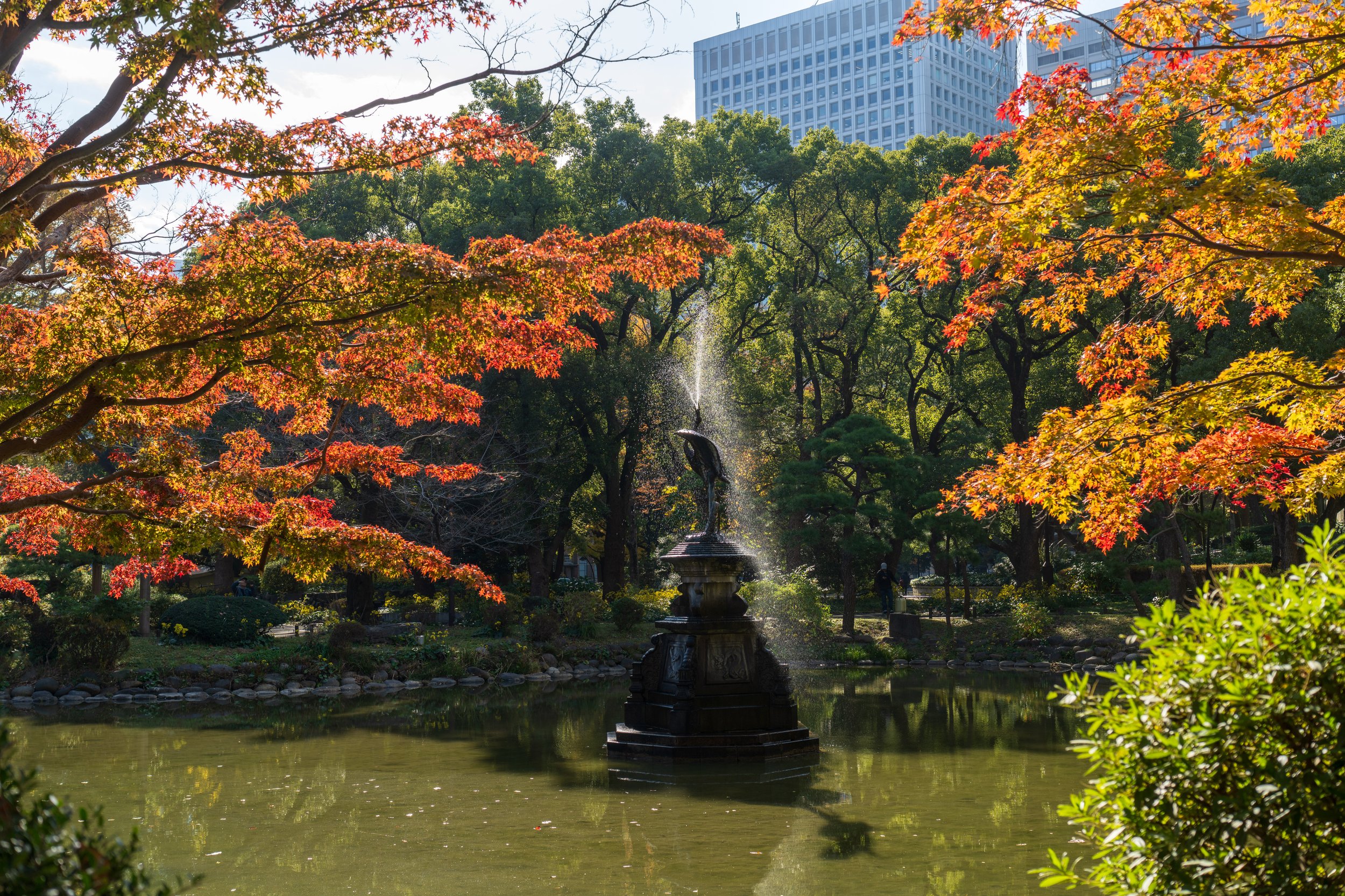  The fountain at Hibiya Park (photo/Jason Rafal) 