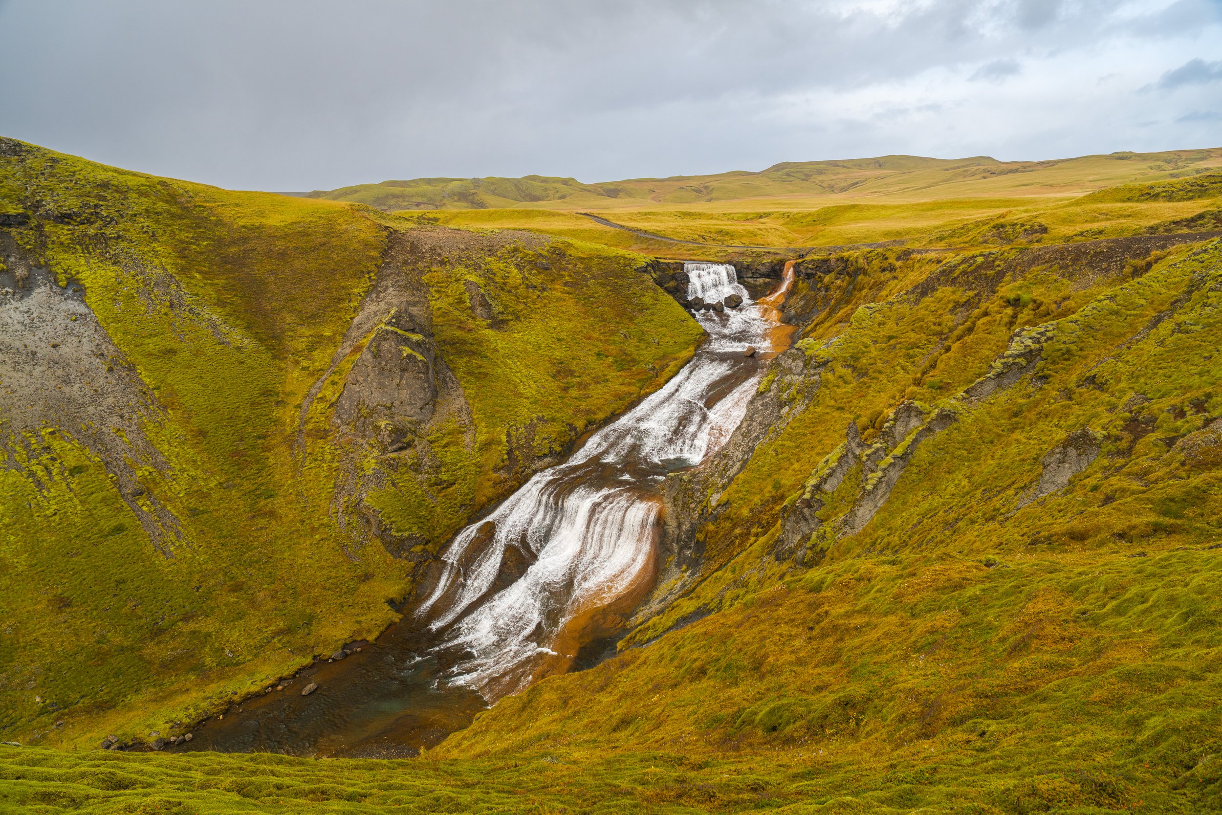  It’s hard to tell scale, but this cascade was huge (photo/Jason Rafal) 