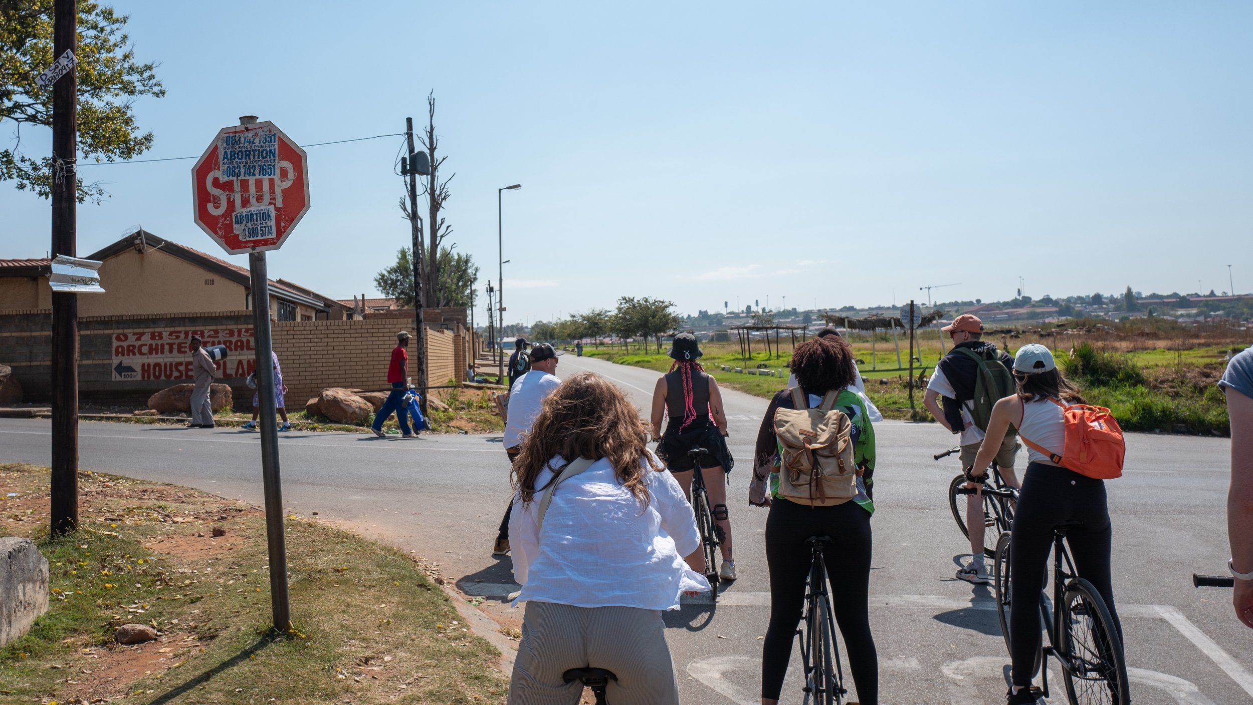  Our group of bikers (photo/Jason Rafal) 