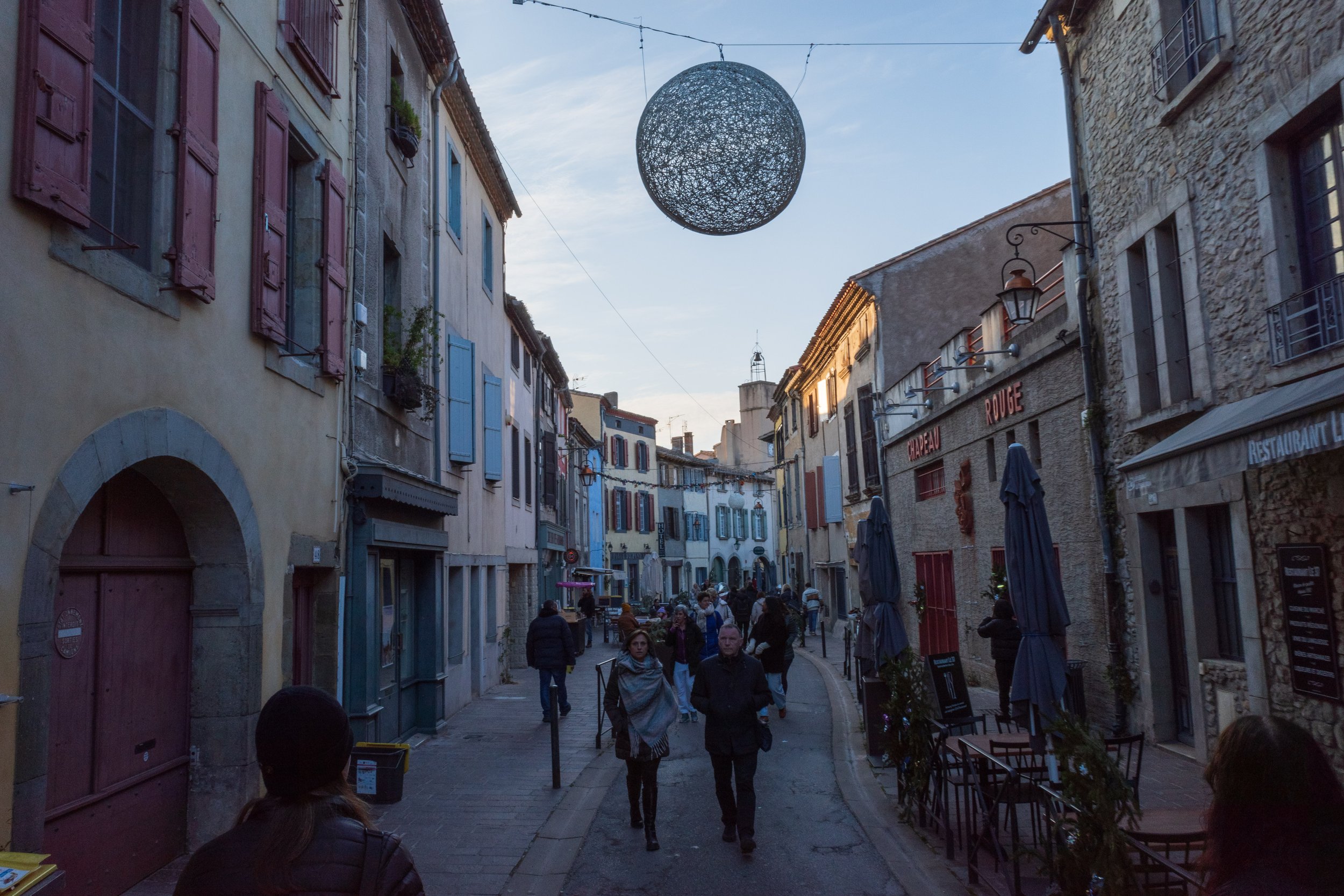  Walking through the lower town of Carcassonne (photo/Jason Rafal) 
