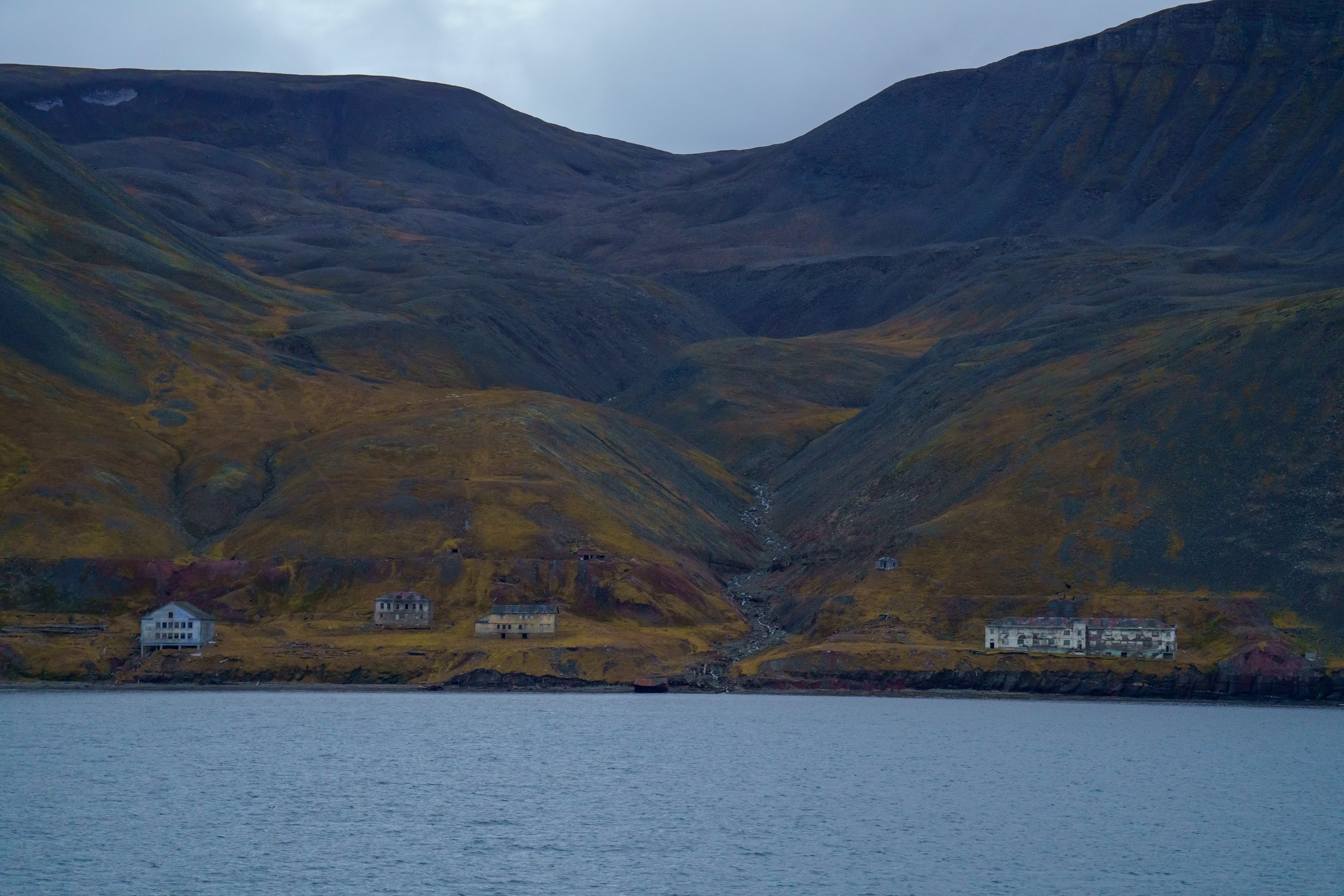  The Soviet settlement of Grumont, which was abandoned in the 1960s (photo/Jason Rafal) 
