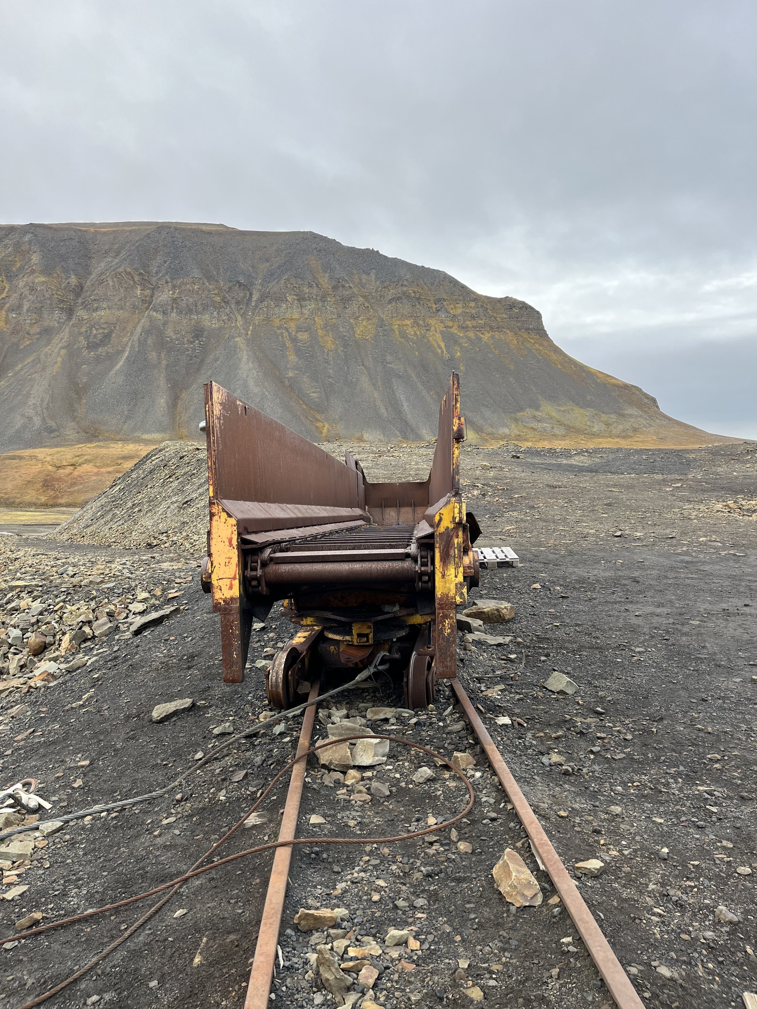  Some of the old mining equipment (photo/Nicole Harrison) 