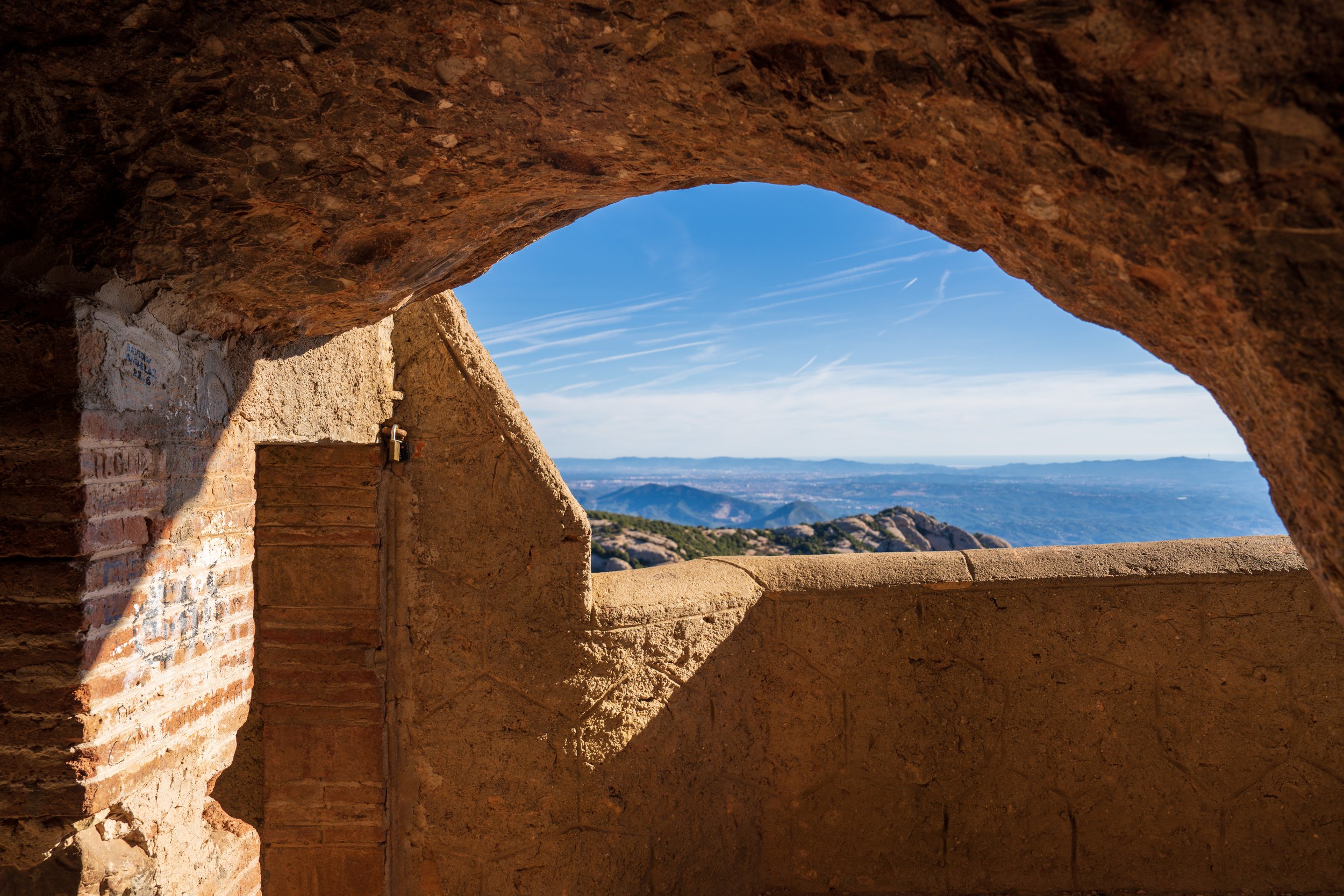  Our lunch spot at Montserrat (photo/Jason Rafal) 