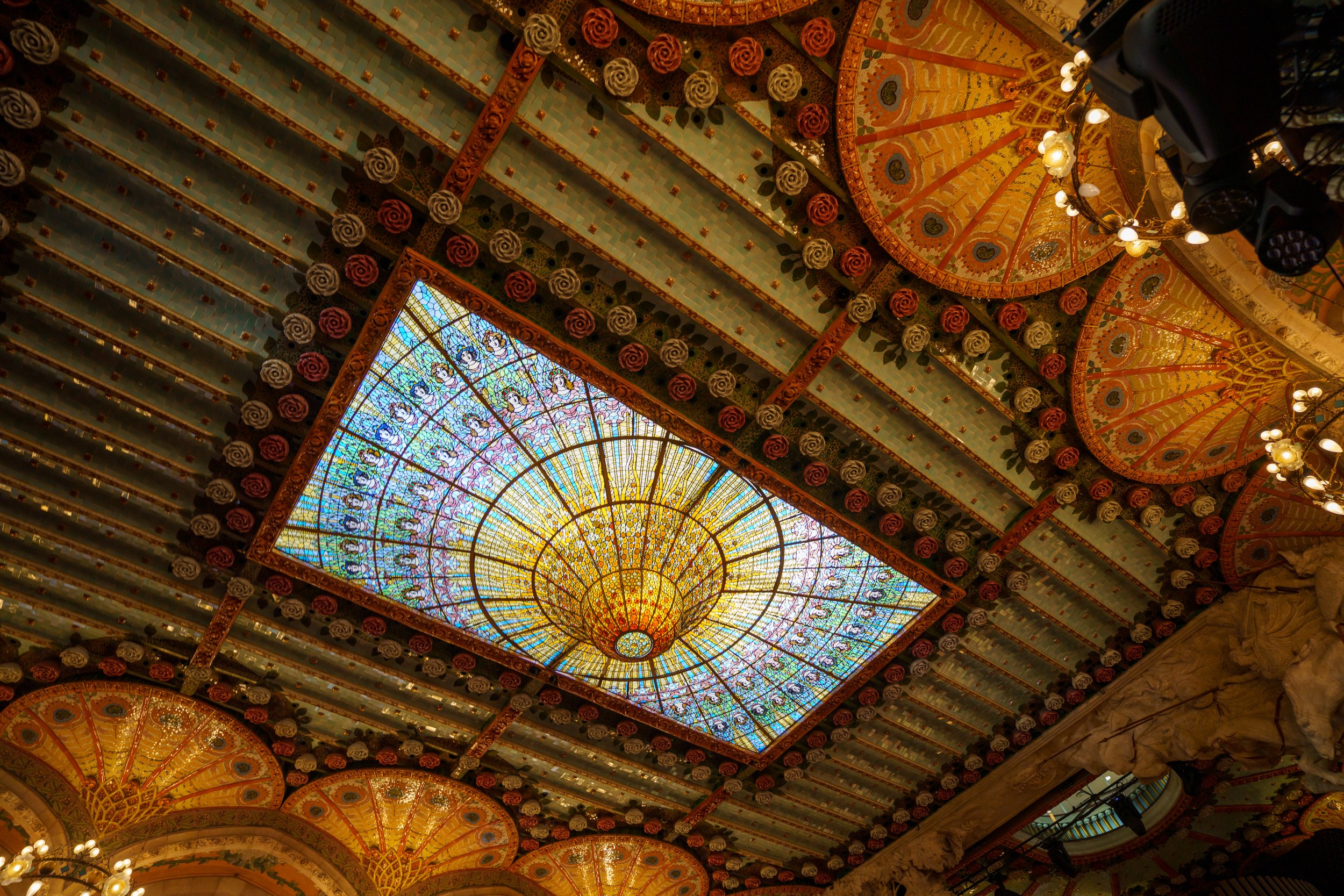  Another shot of the amazing ceiling (photo/Jason Rafal) 