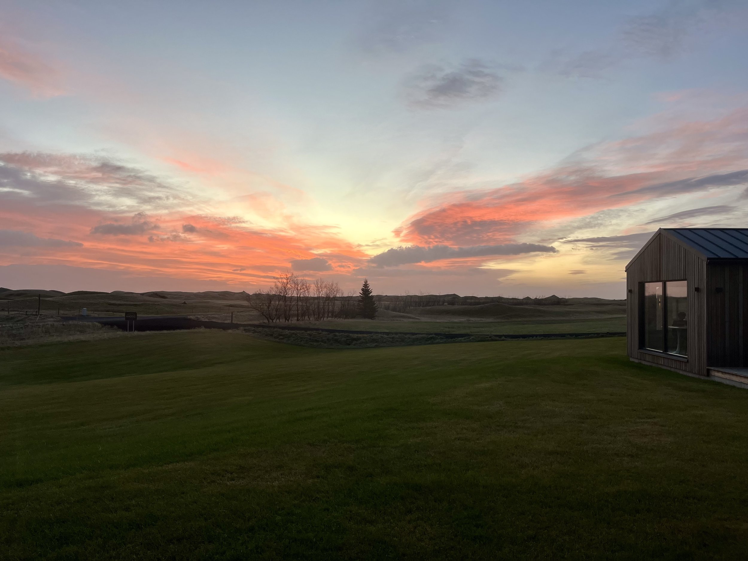  Sunrise from our cabin (photo/Jason Rafal) 