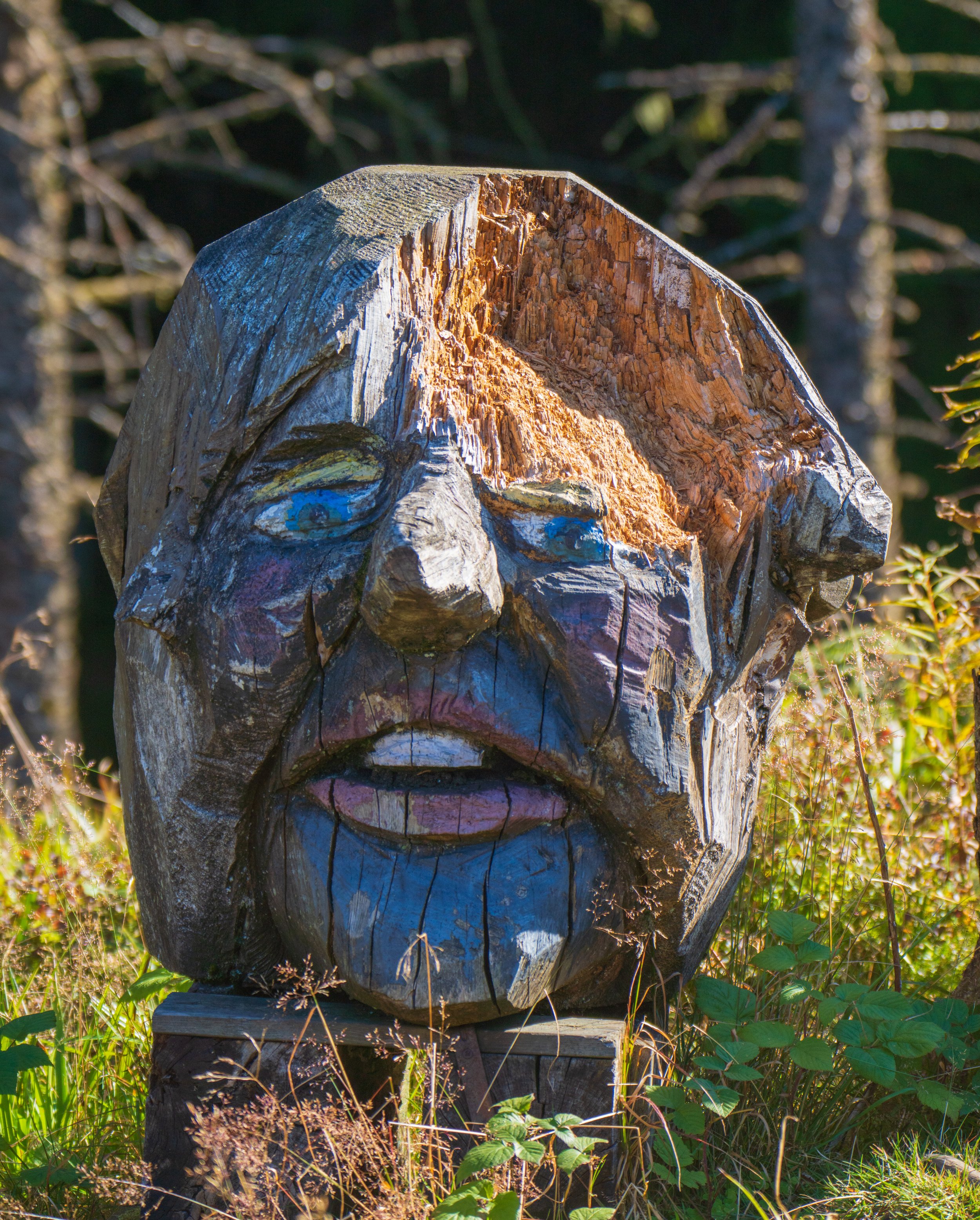One of the trolls at Trollskogen, a troll-themed park (photo/Jason Rafal)