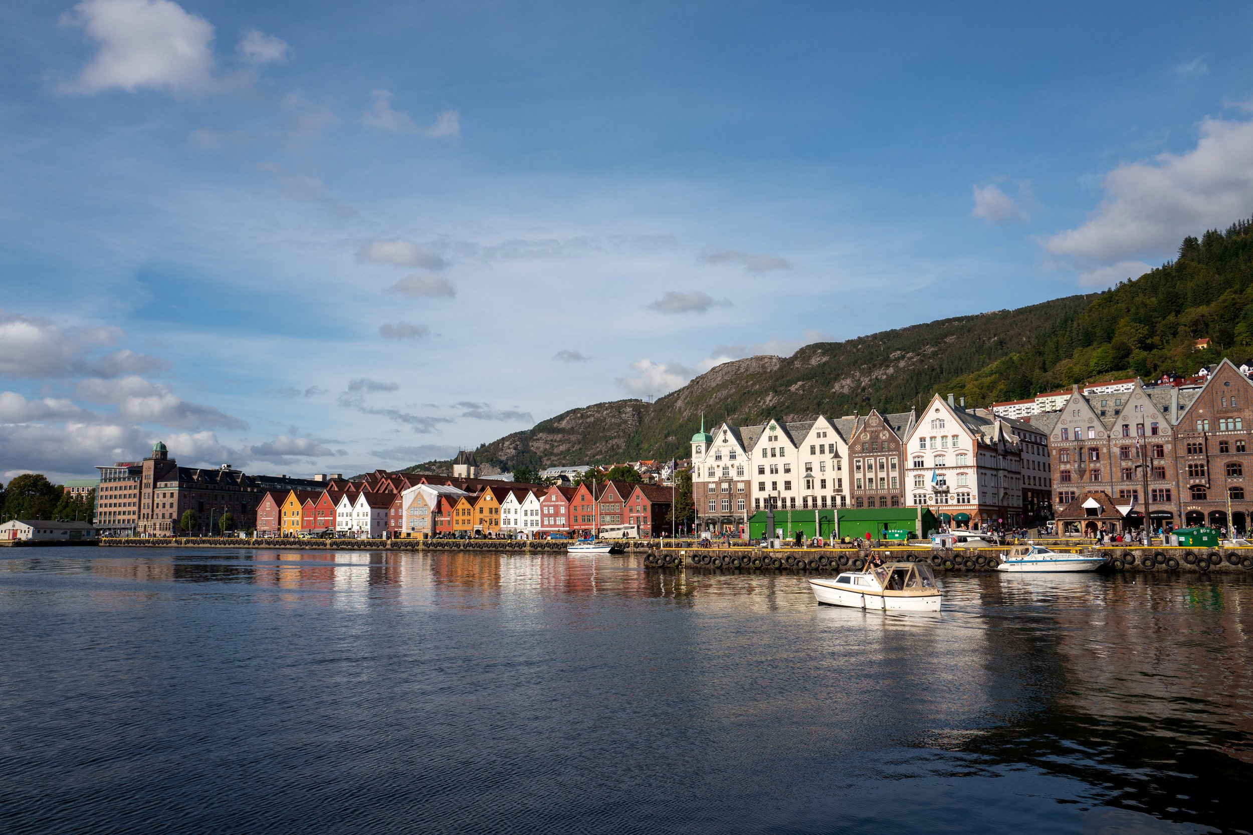 Bryggen from across the water (photo/Jason Rafal)