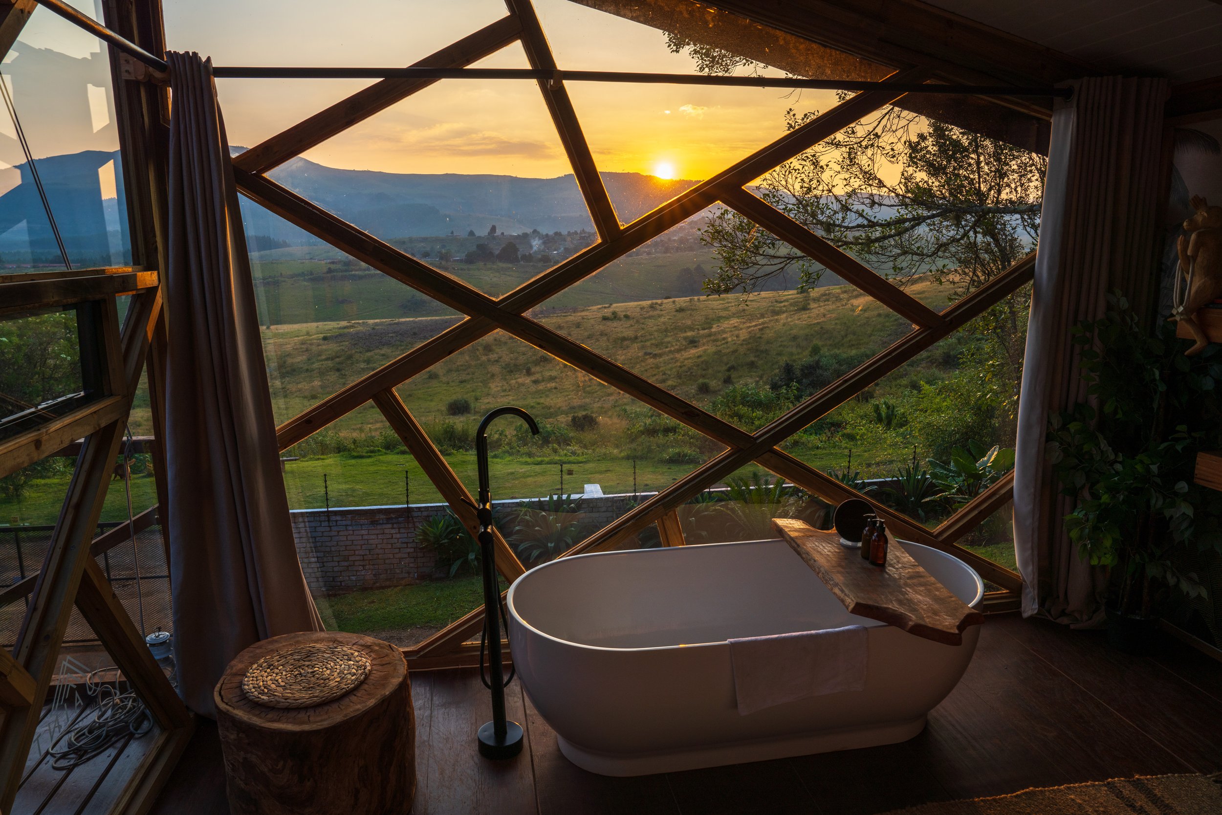 The amazing view from inside our little cabin (photo/Jason Rafal)