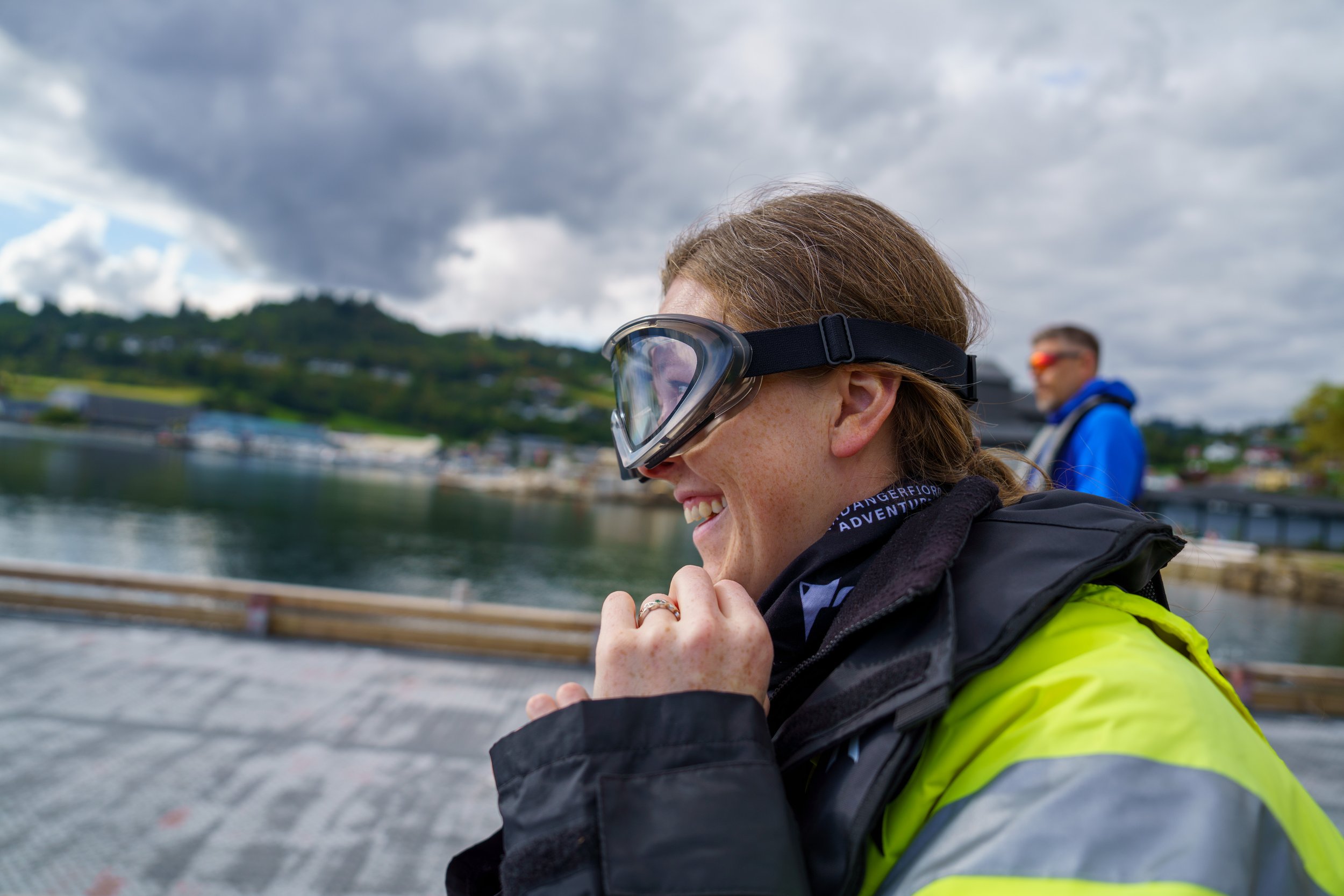 Very excited to get on the boat (photo/Jason Rafal)