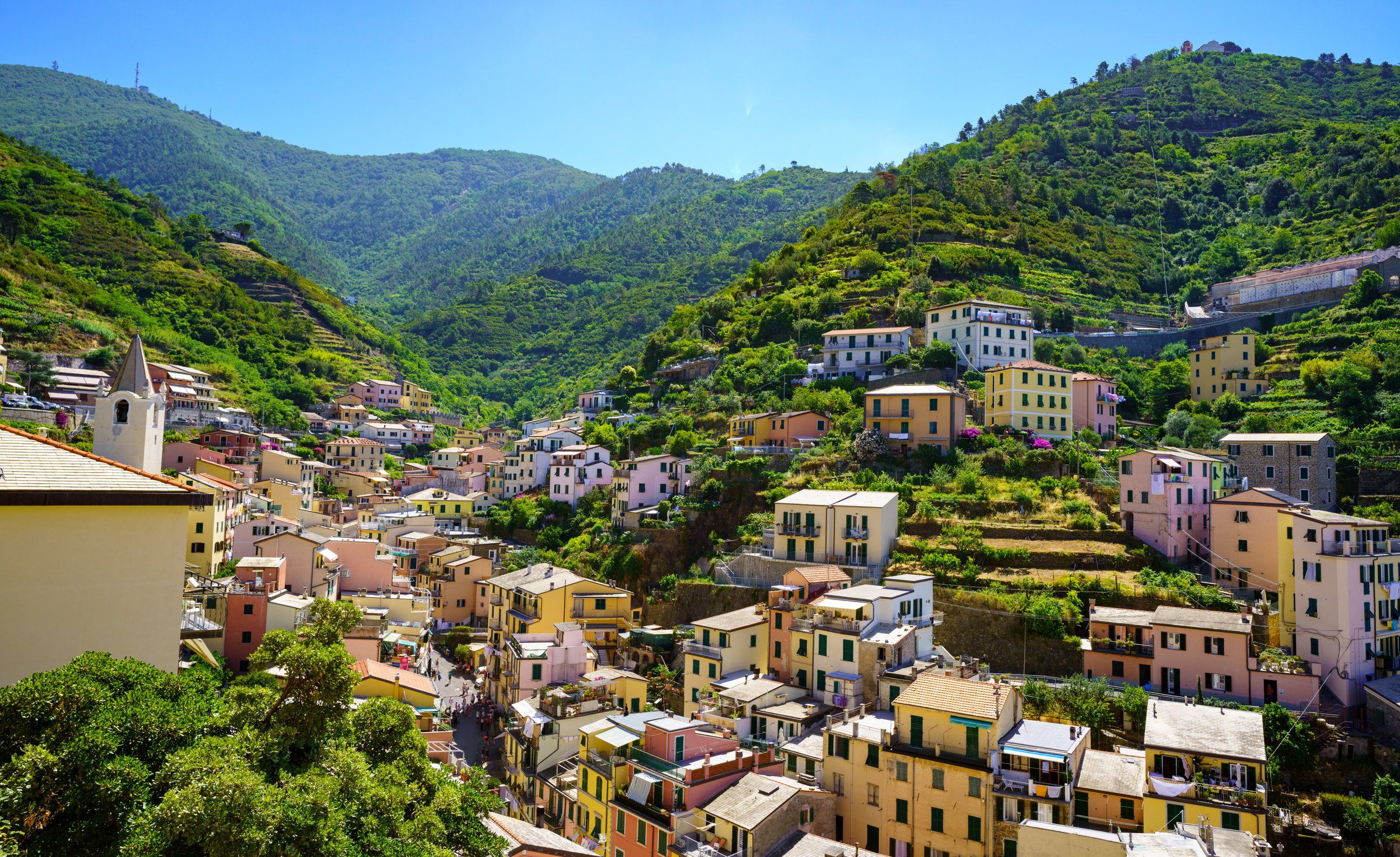  Looking out across Riomaggiore (photo/Jason Rafal) 
