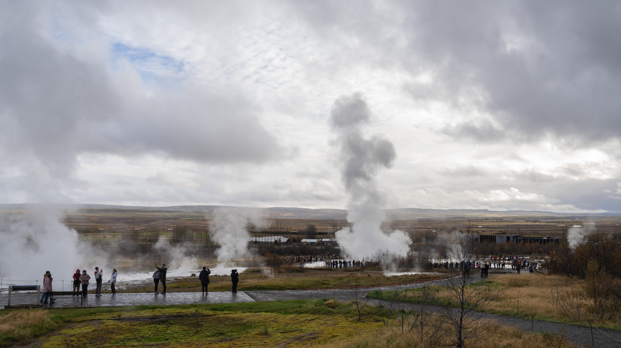 Looking down at Strokkur Geyser (photo/Jason Rafal) 