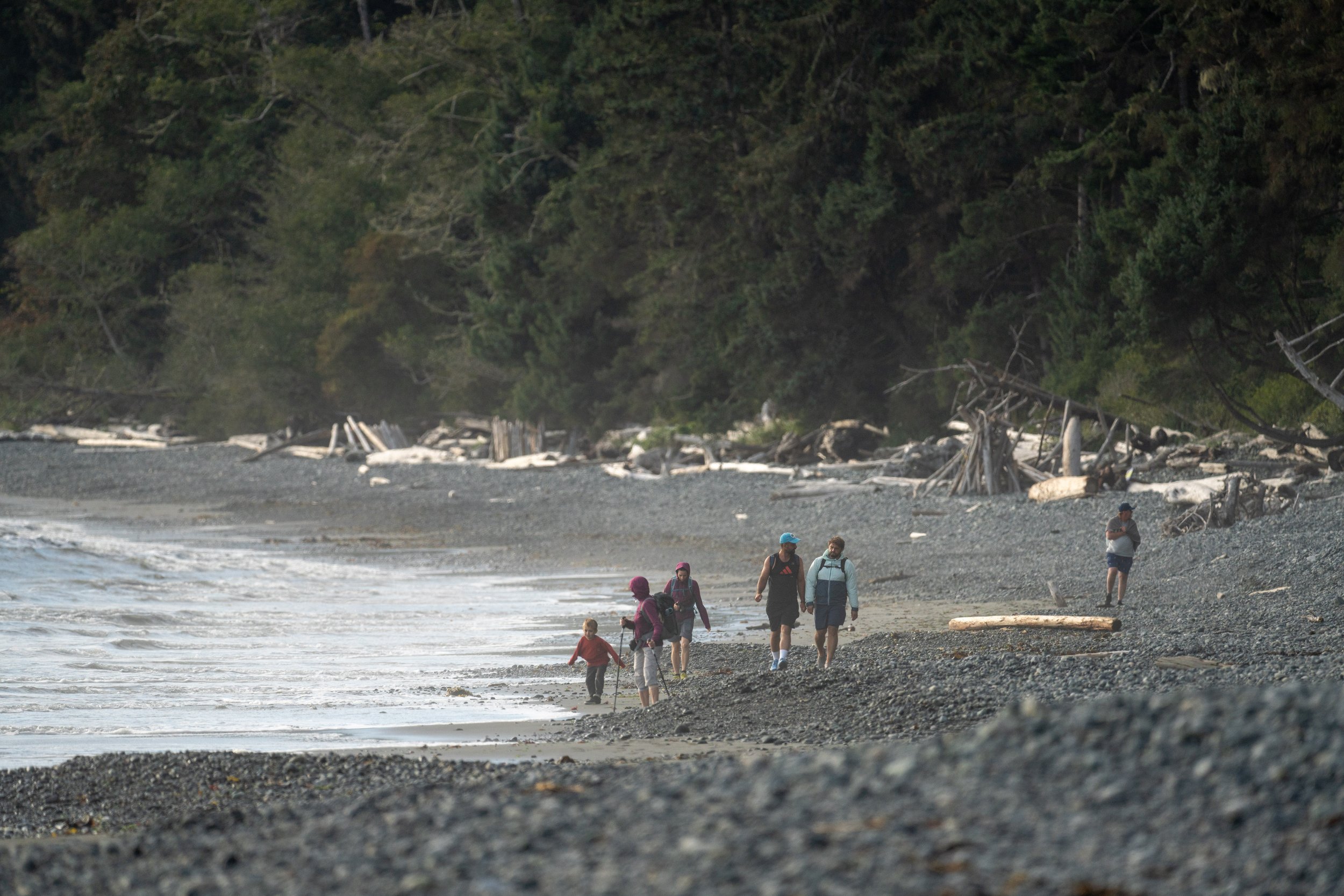  A typical summer beach day on Vancouver Island (photo/Jason Rafal) 