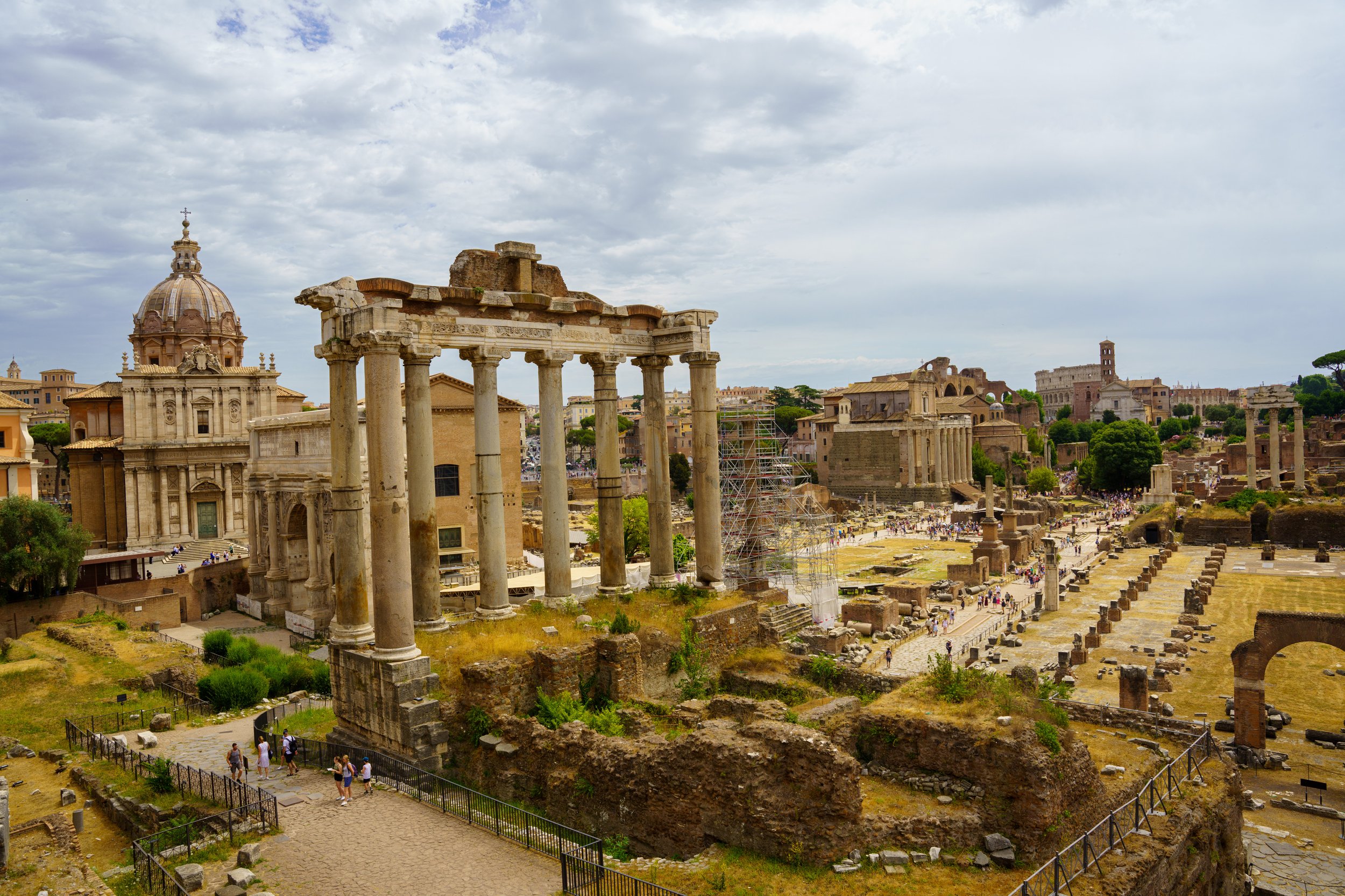  The Roman Forum, somewhat under construction (photo/Jason Rafal) 