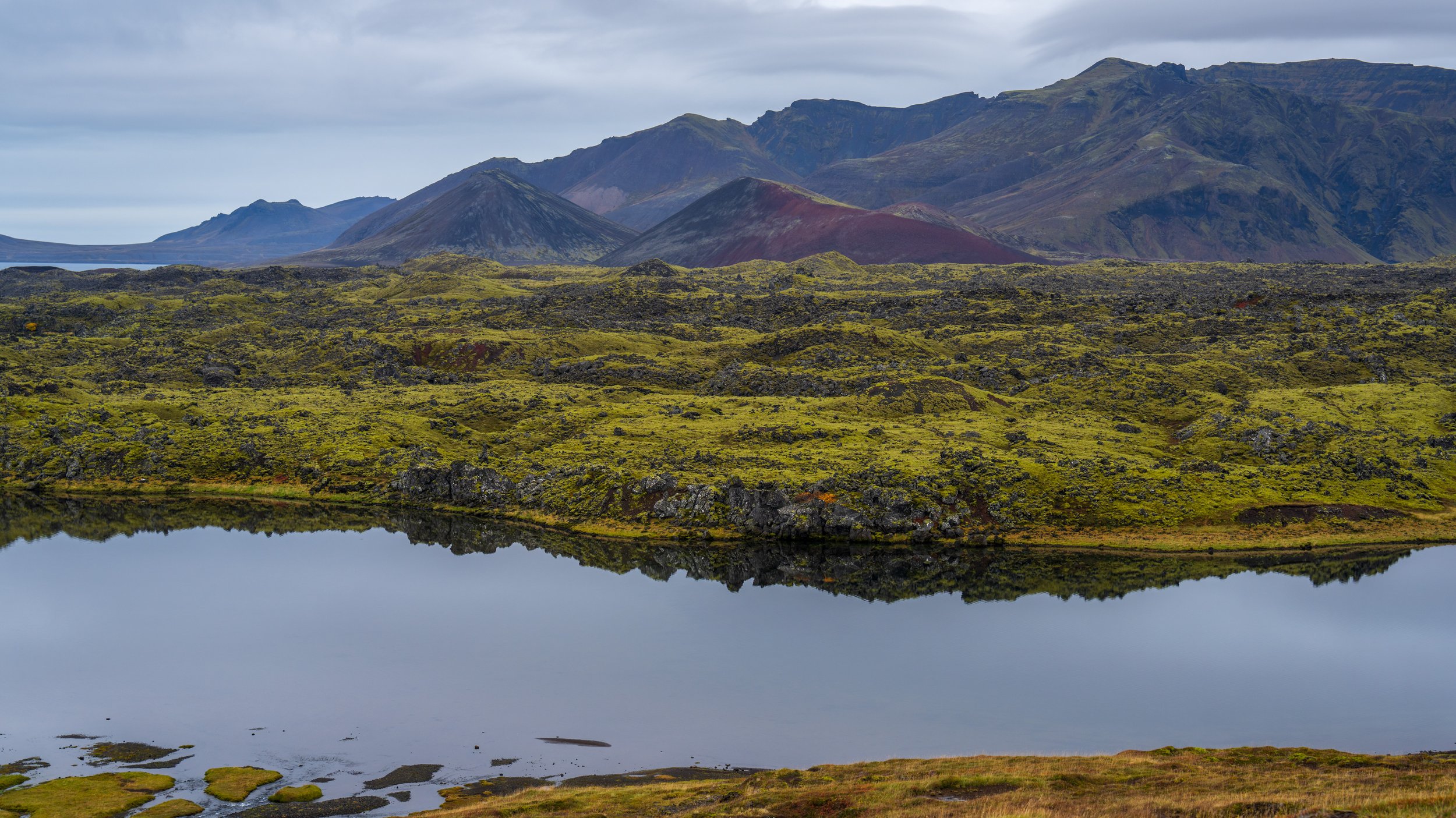  Reflections across the lake Selvallavatn (photo/Jason Rafal) 