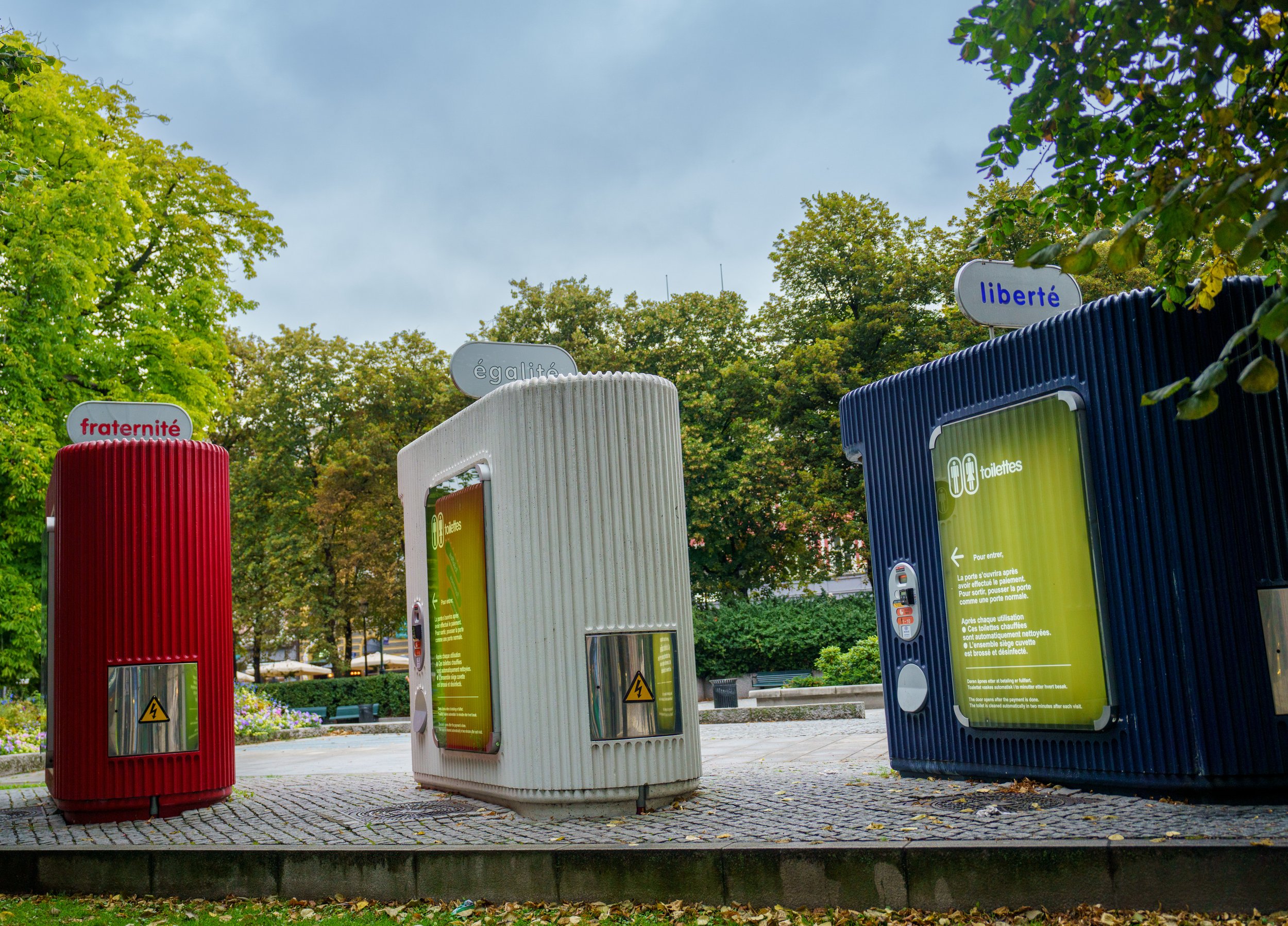 We never figured out why these French public toilets were there (photo/Jason Rafal)