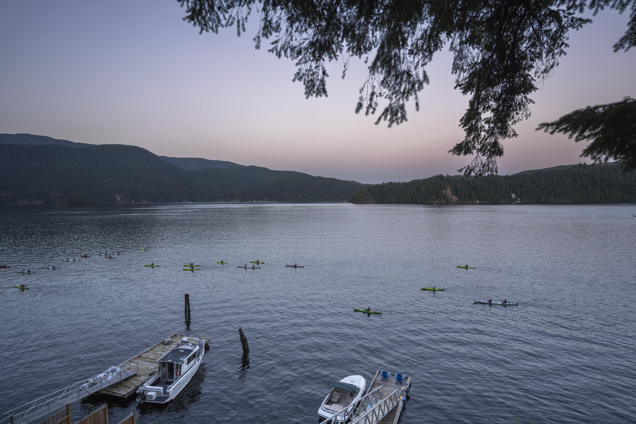  Our relaxing sunset view (photo/Jason Rafal) 