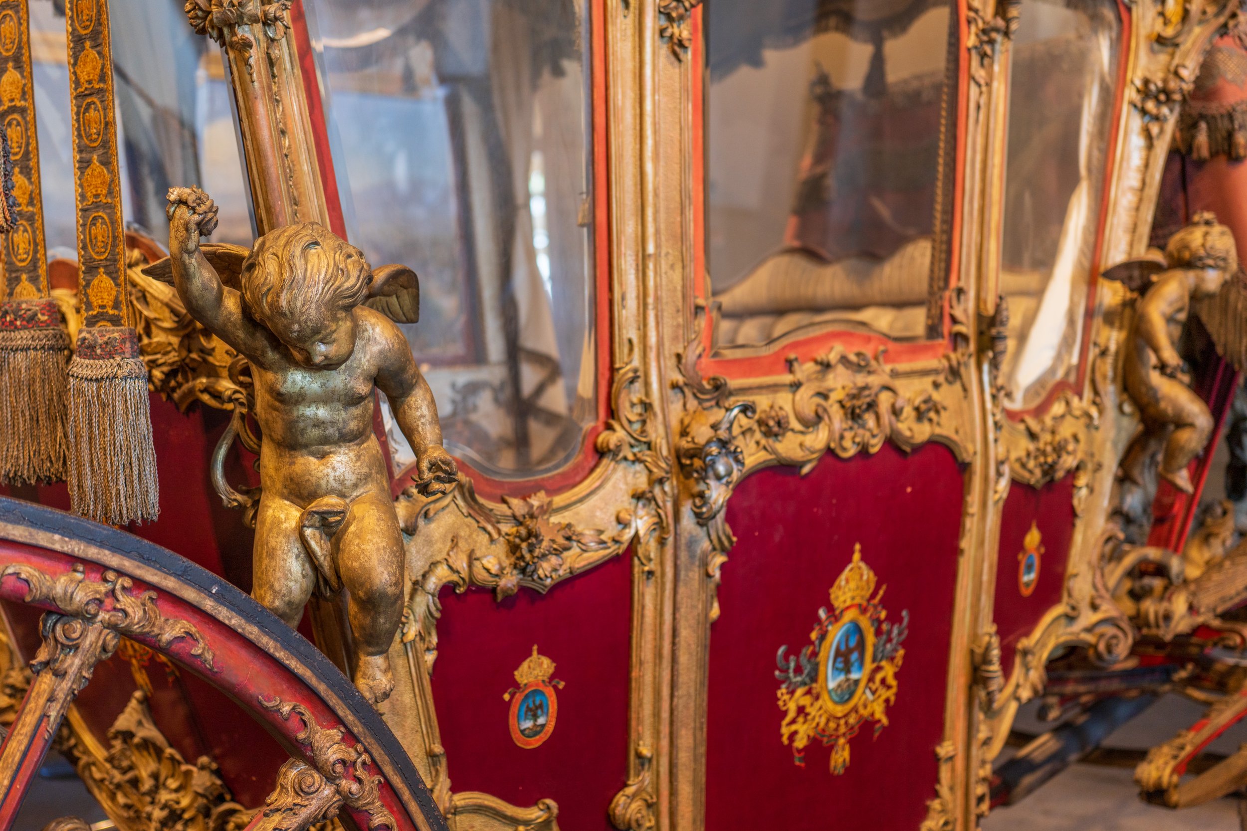 There were at least 6 cherubs on this carriage (photo/Jason Rafal)