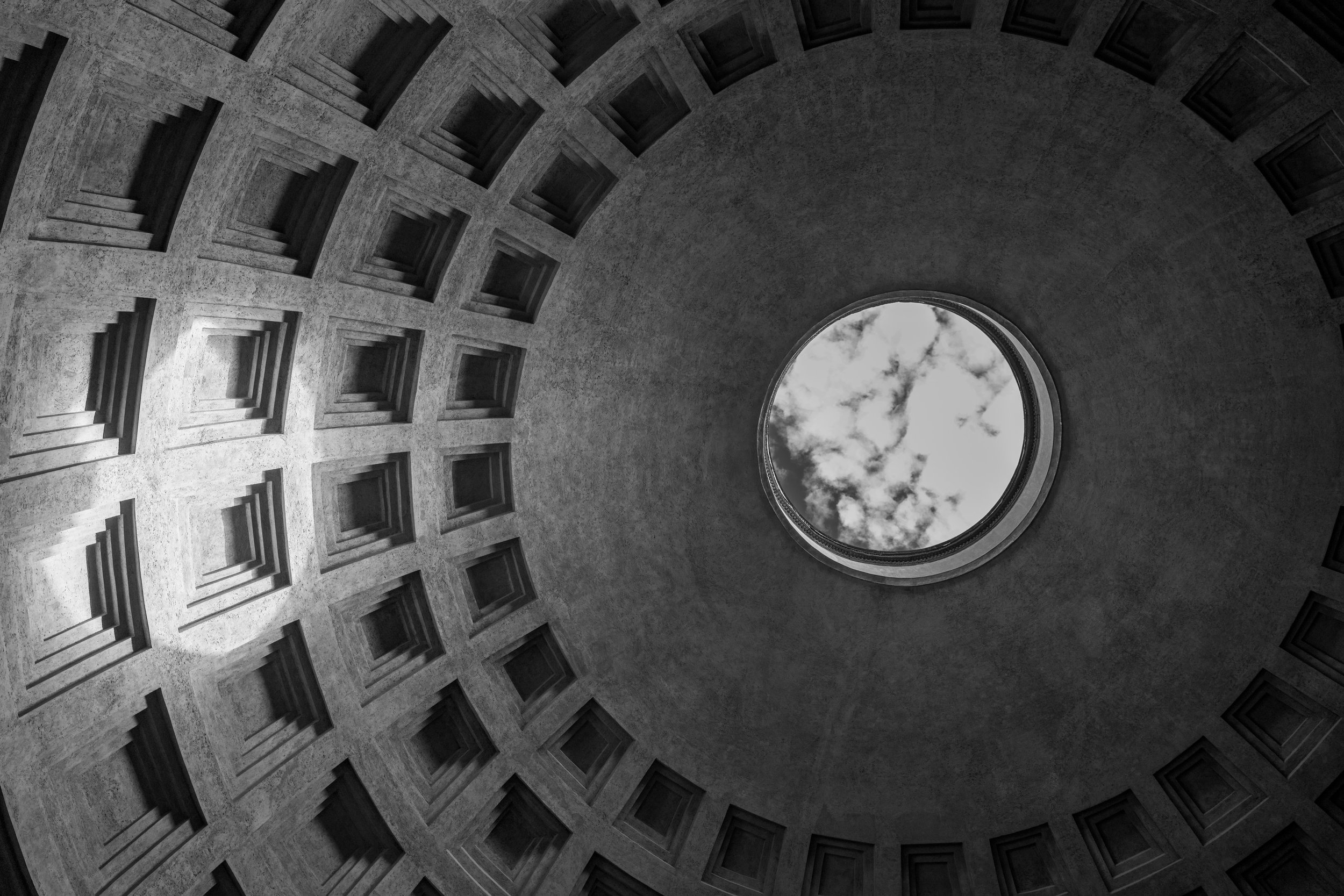  The roof of the Pantheon (photo/Jason Rafal) 