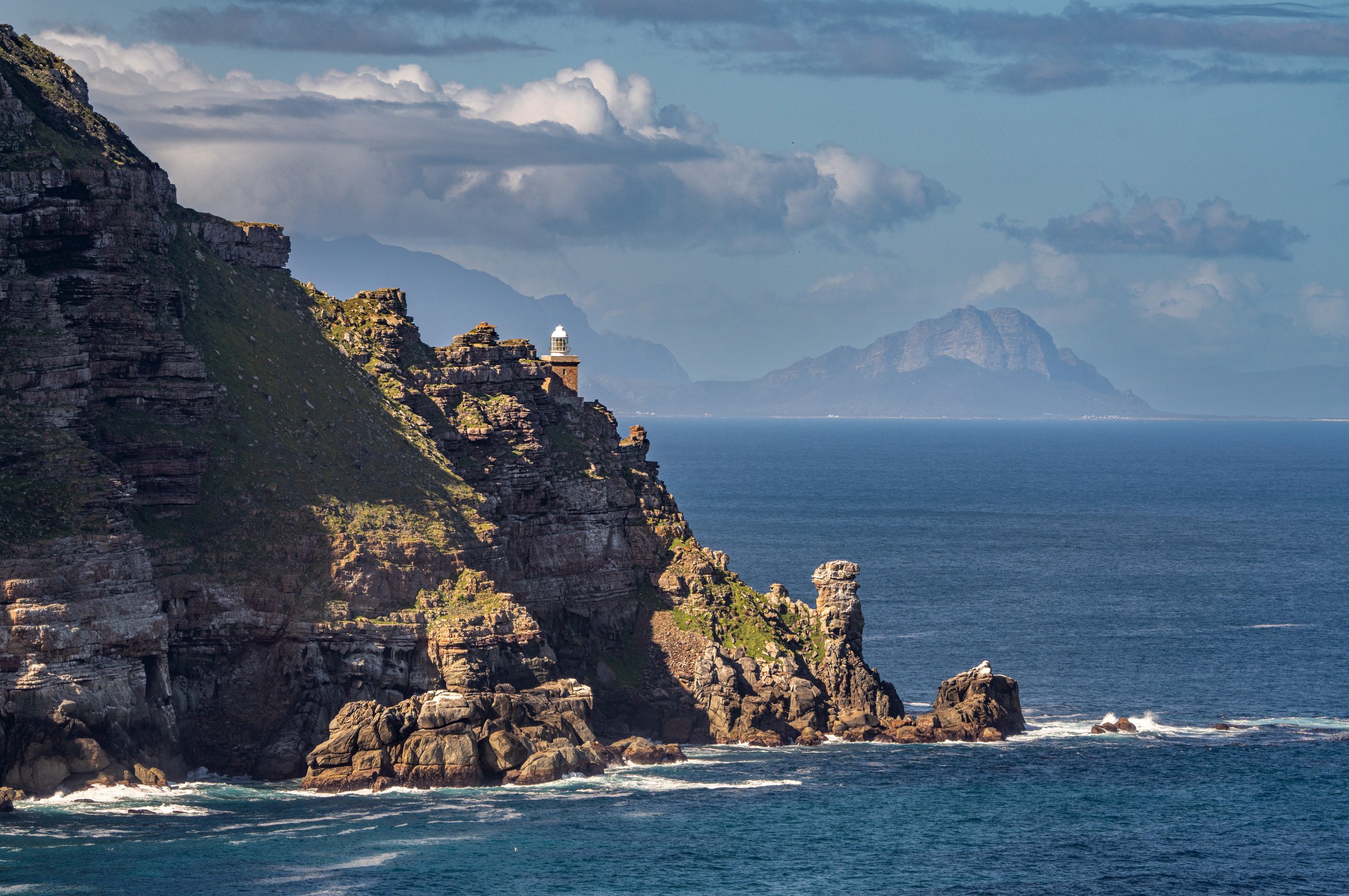  The lighthouse at Cape Point, with views across False Bay (photo/Jason Rafal) 