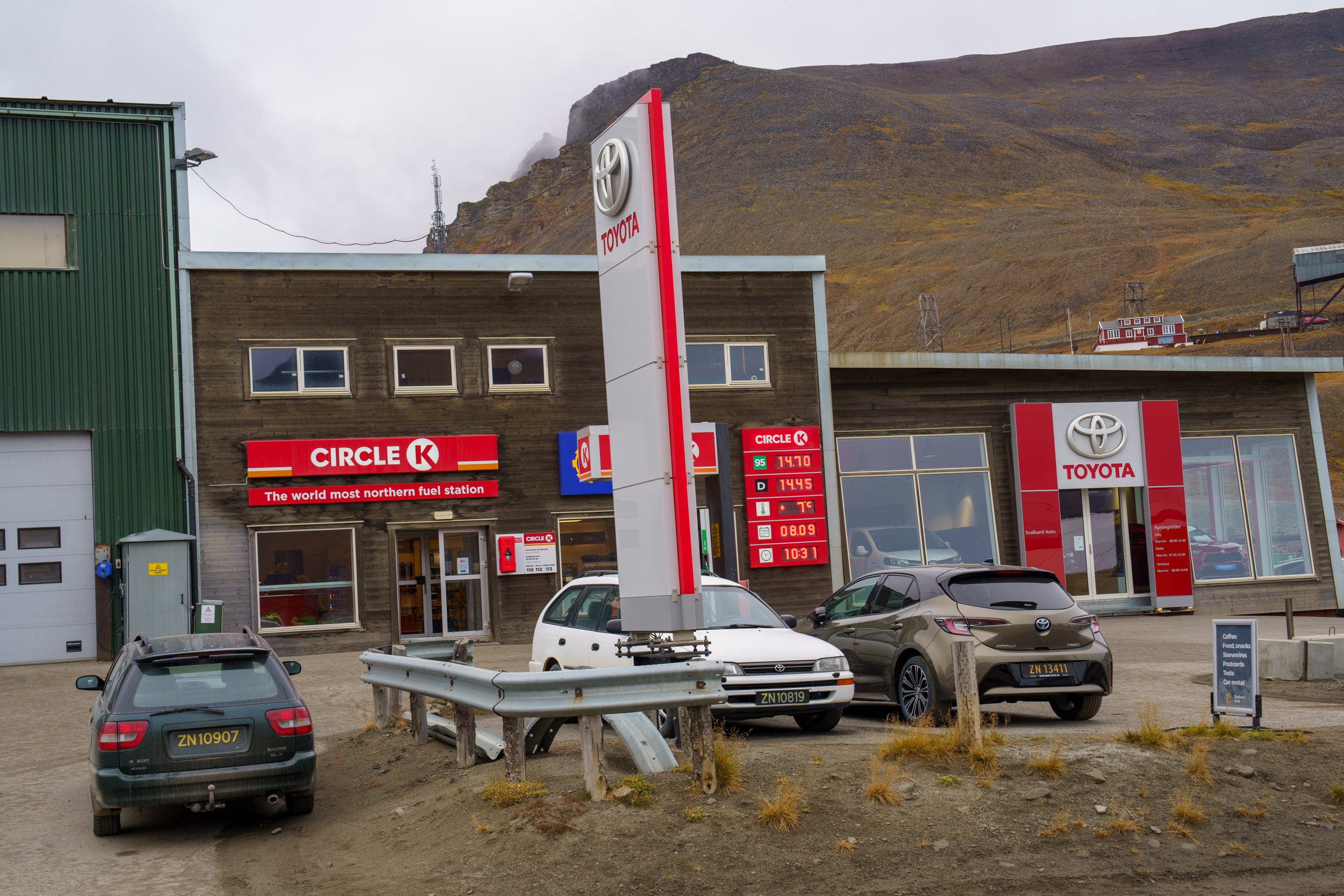  The most northern fuel station in the world (and I have to assume the most northern Toyota dealership) (photo/Jason Rafal) 
