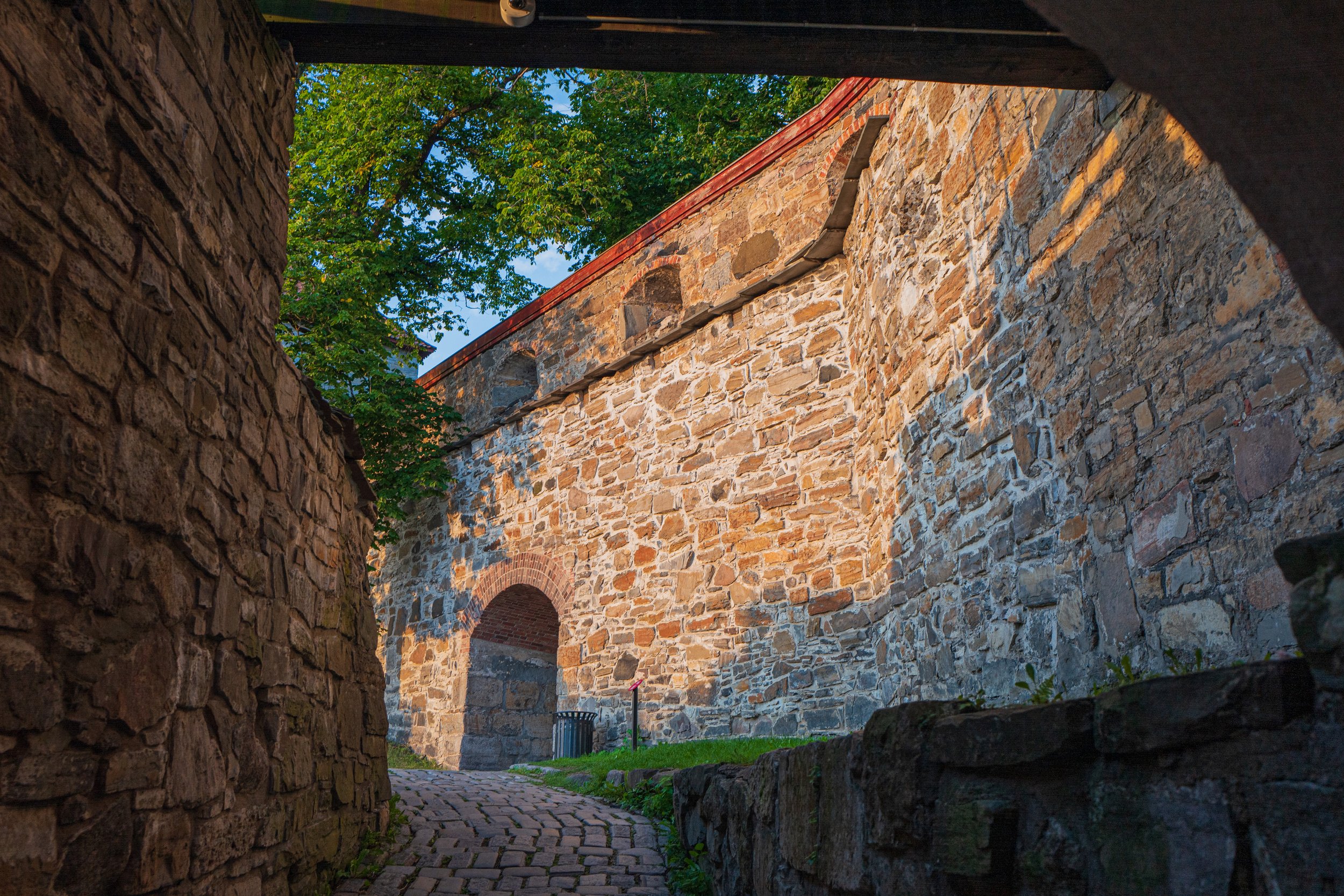 Walking between the fortress walls (photo/Jason Rafal)