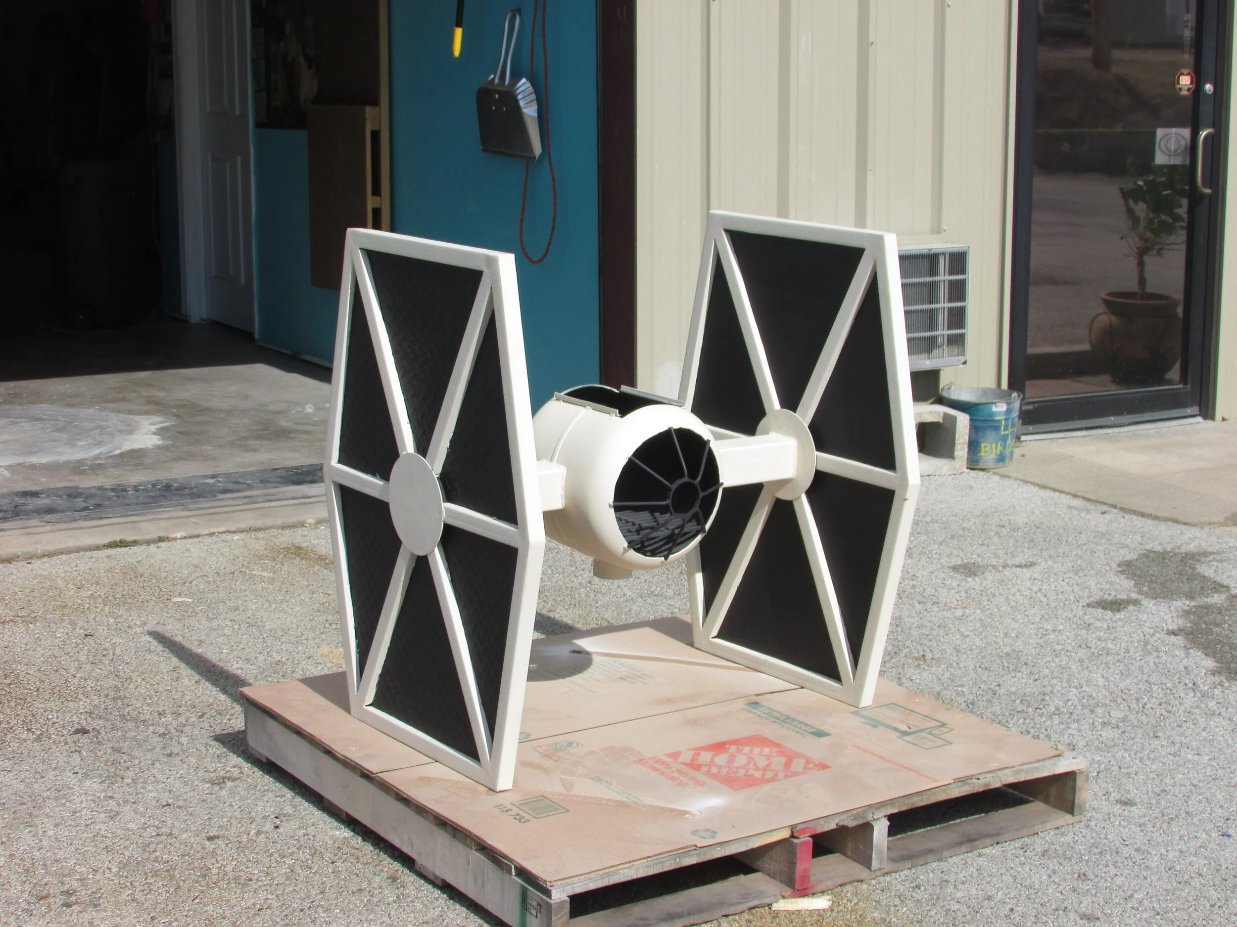 Tie Fighter Fire Pit