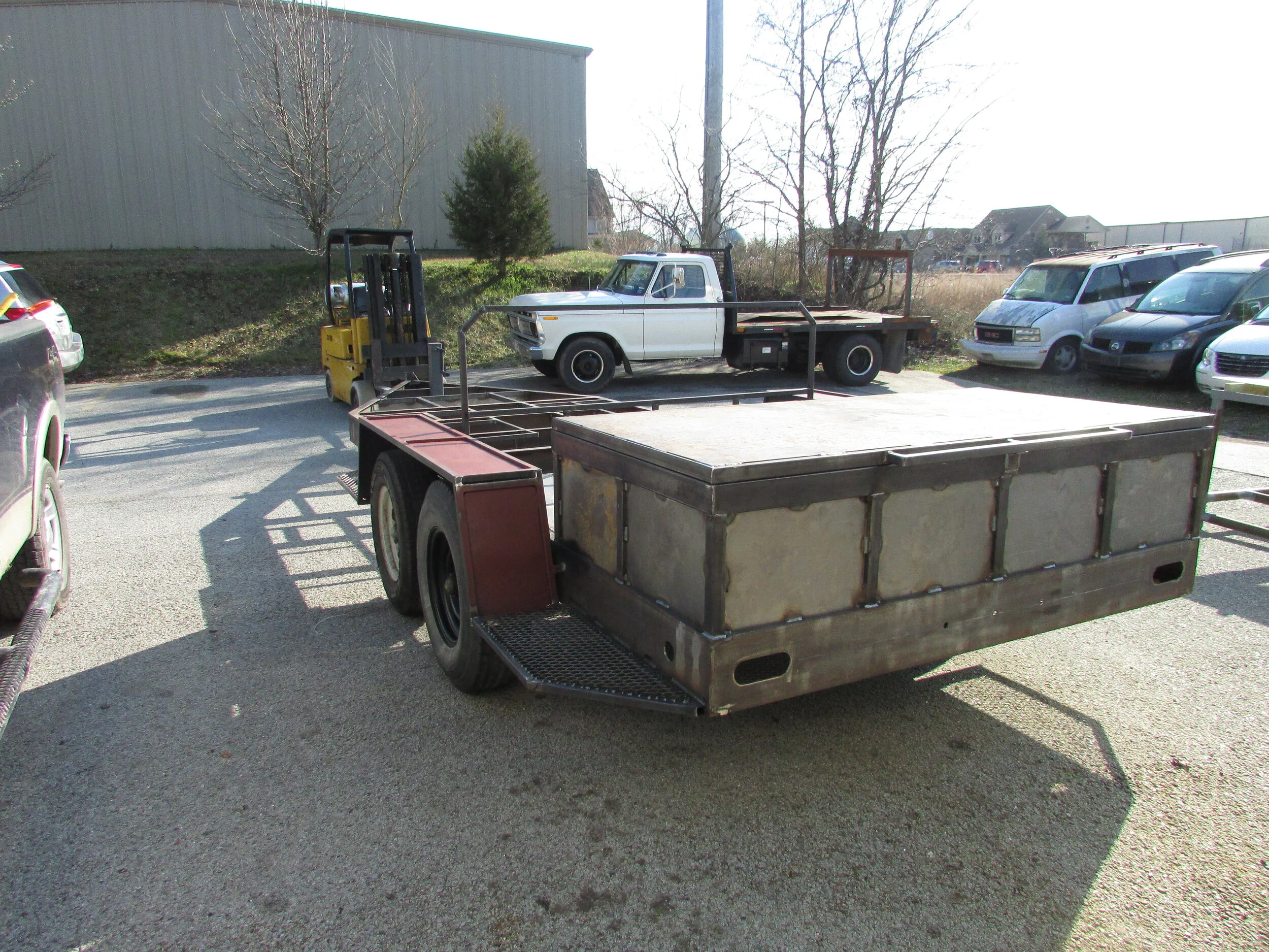 Tool box and work table in one