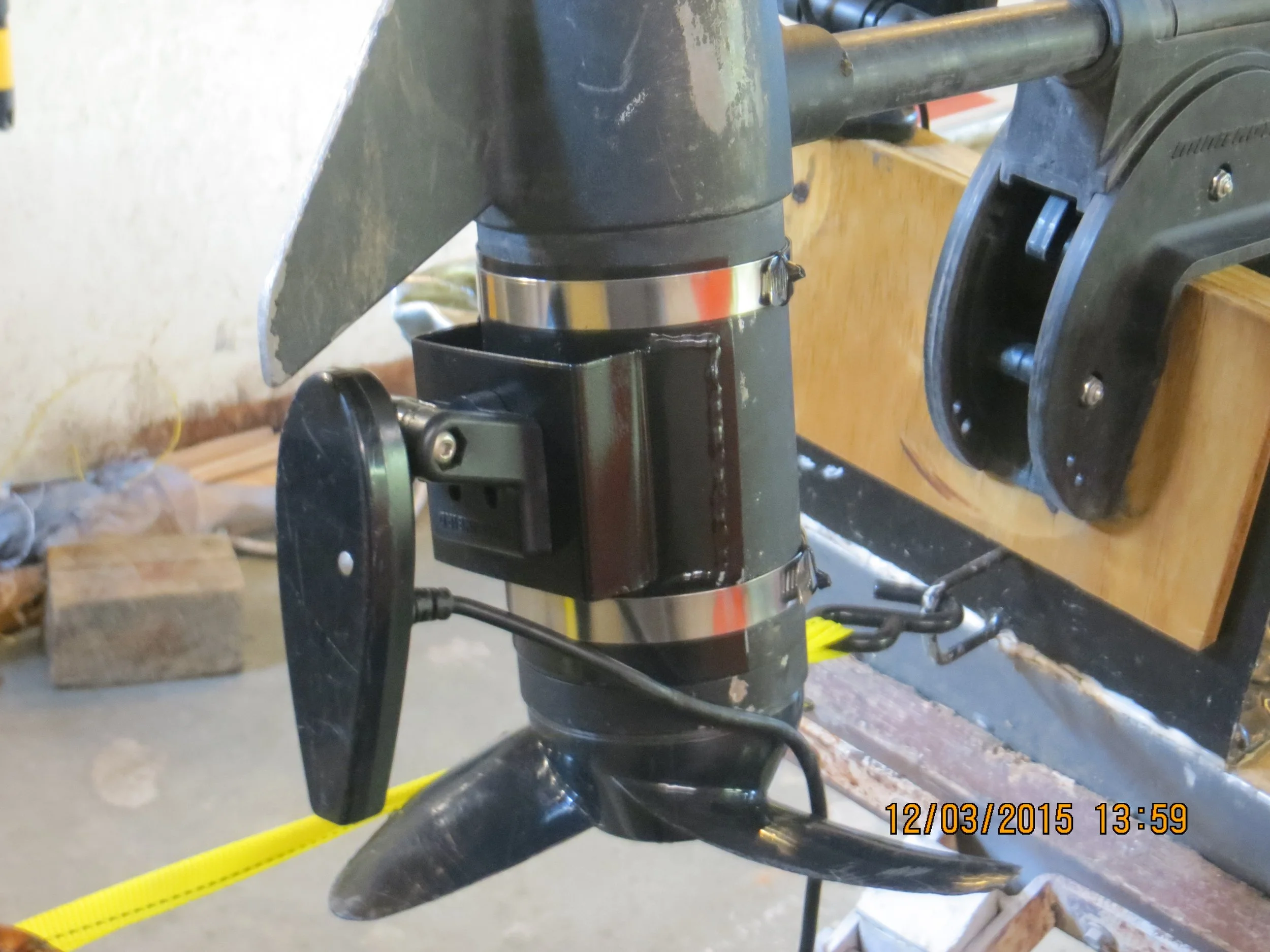 Universal Transducer Trolling Motor Bracket