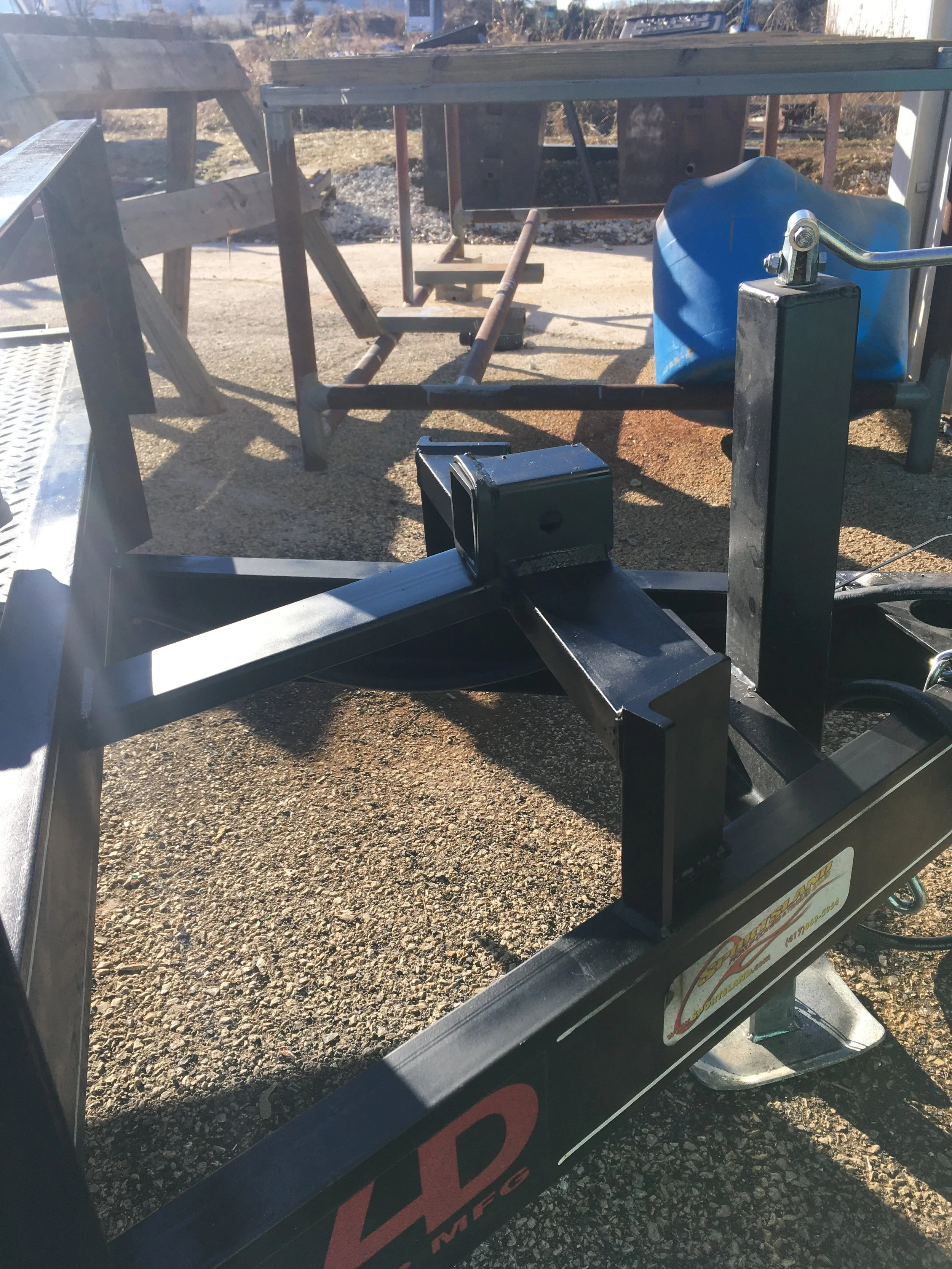 Car hauler modification