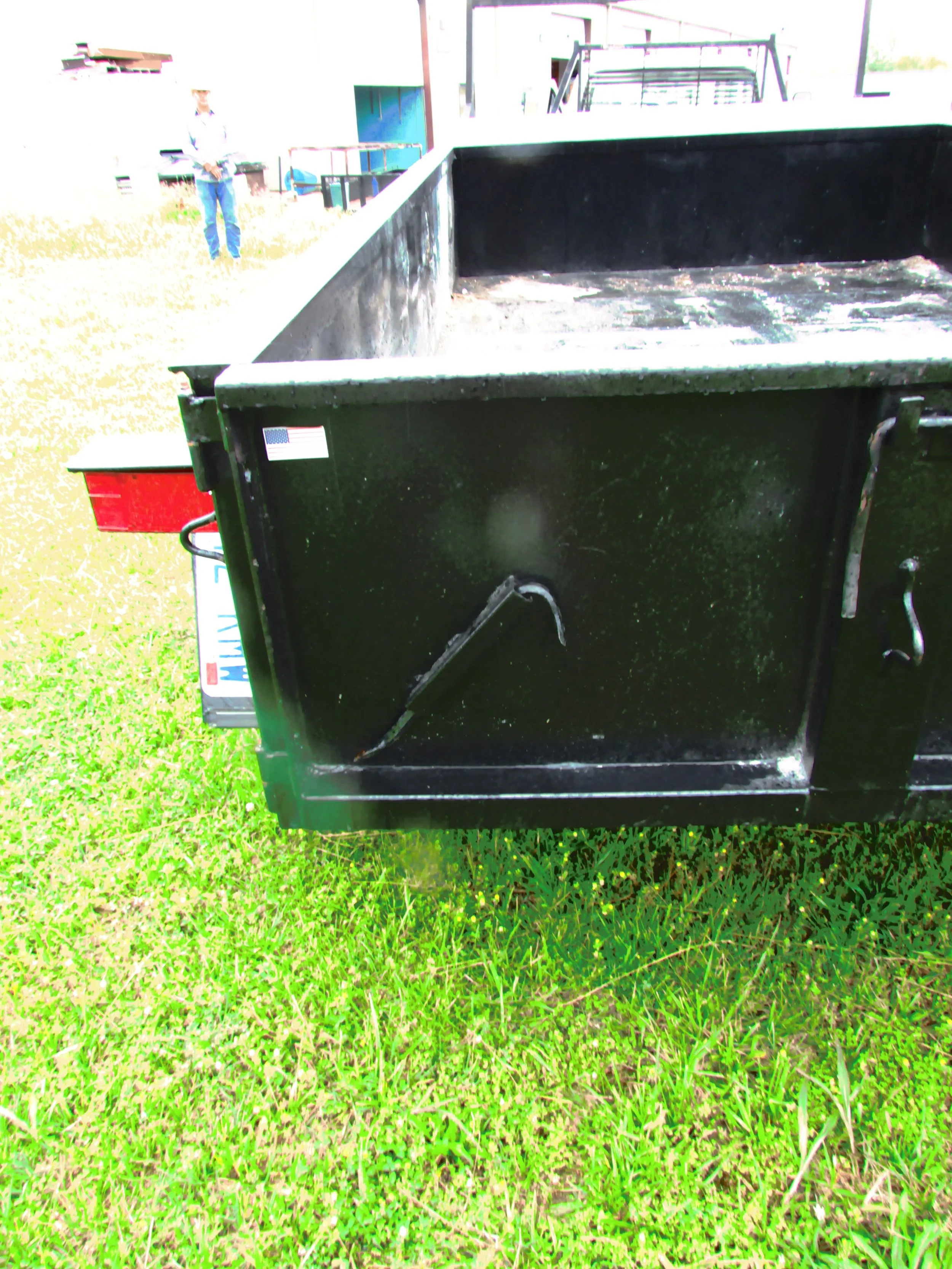  We added a holder to permanently store a small pry bar. 