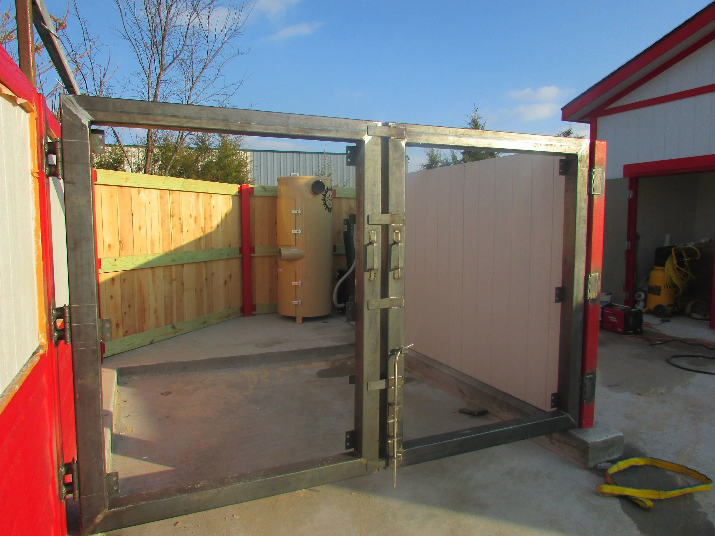 Dumpster Enclosure Gate