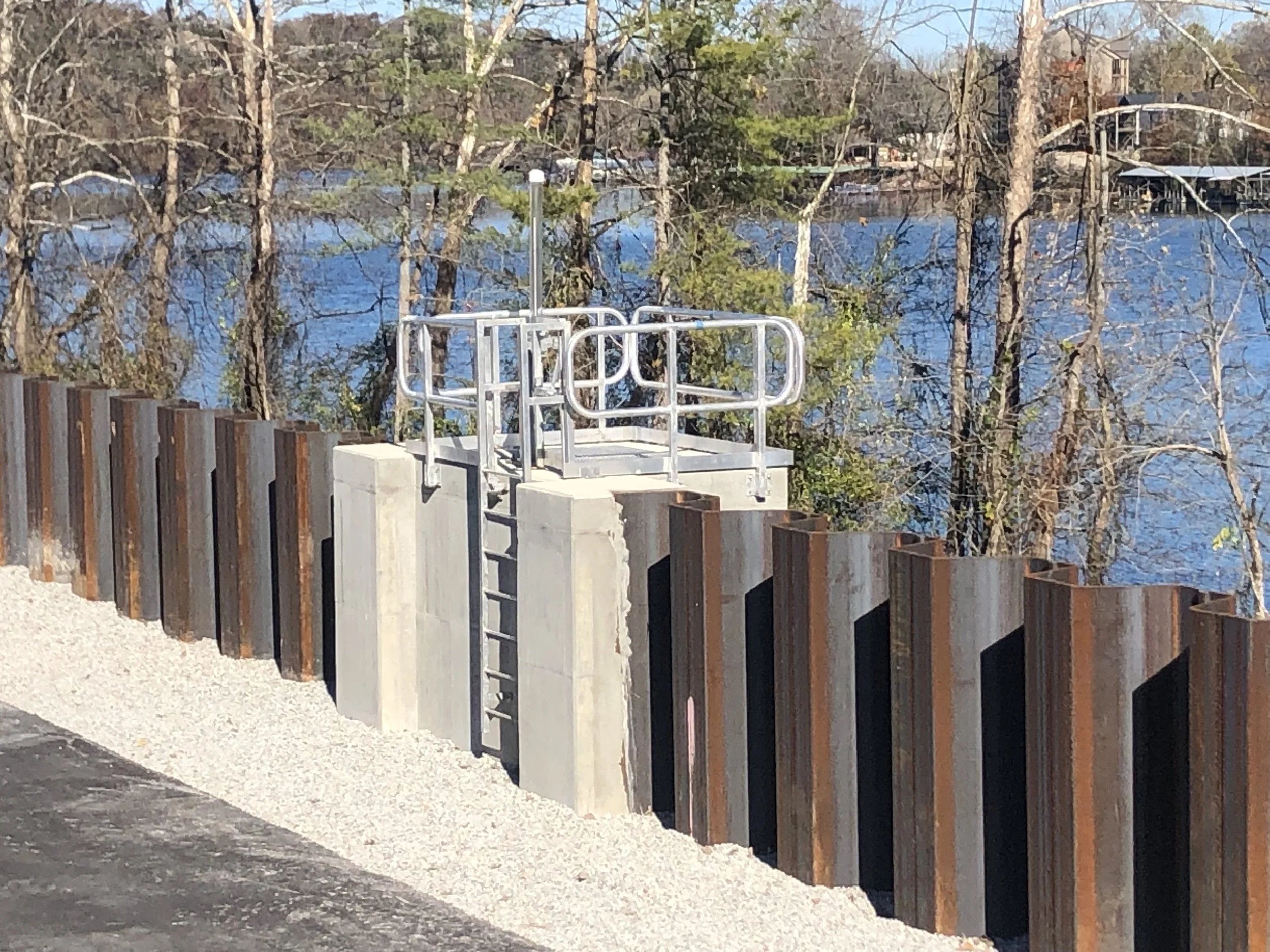 Industrial Platform Handrailing