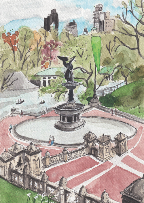 Bethesda Fountain 1246 - Made and Curated