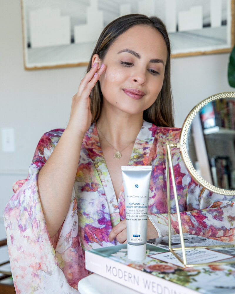 Getting My Skin Wedding Day Ready with SkinCeuticals' Glycolic 10 Renew Overnight