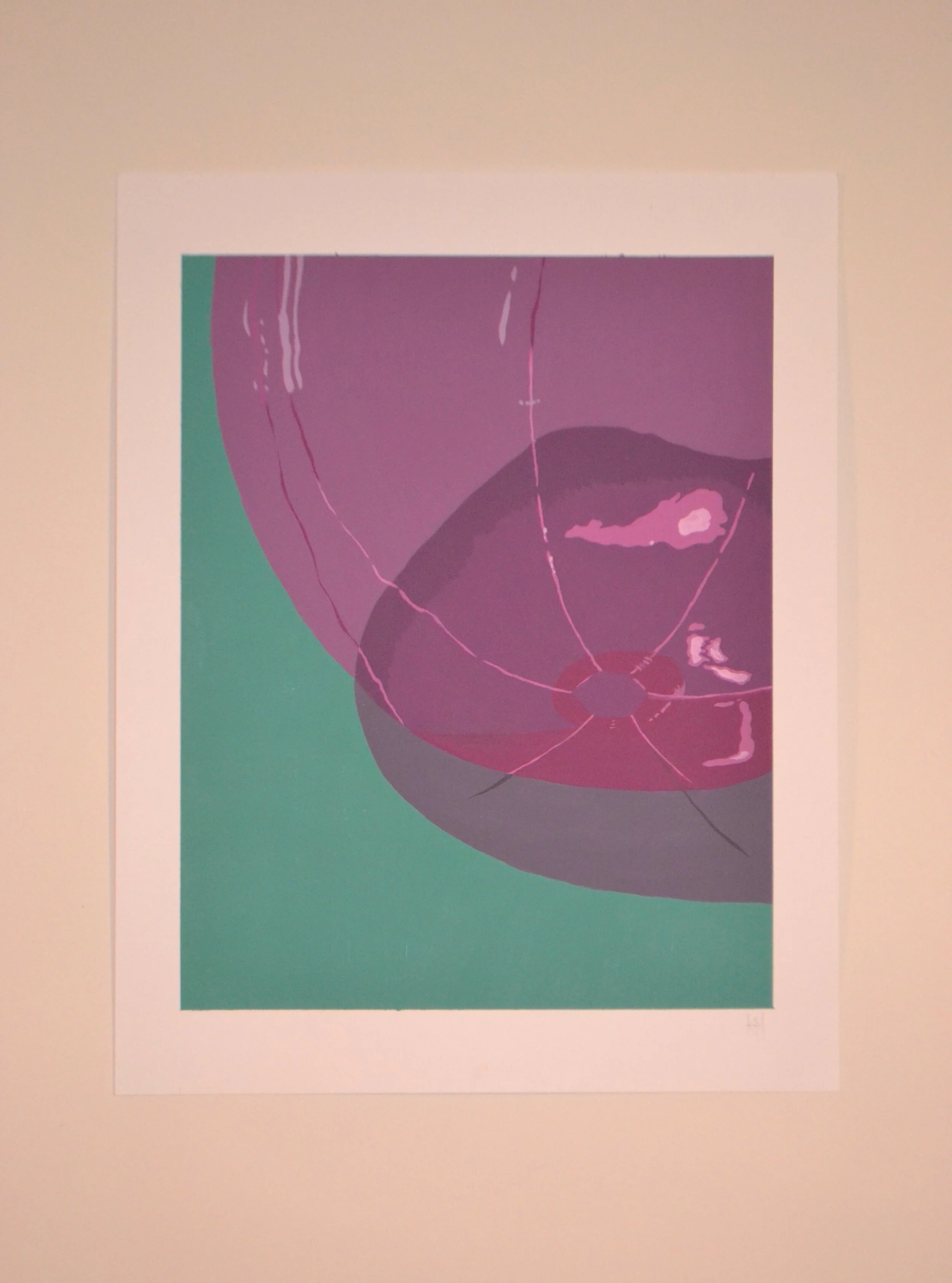  Double Primary Palette, Translucency Assignment, Acrylic Gouache, 2019 