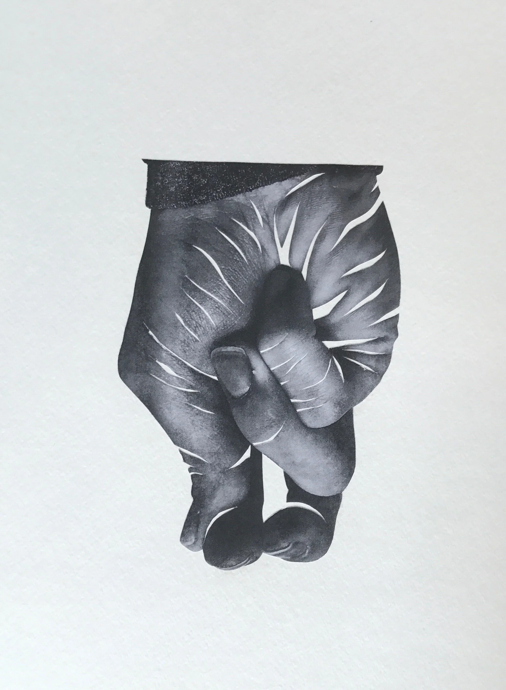  Hand Cut Xerox Photocopy, Bristol Board, 2018 