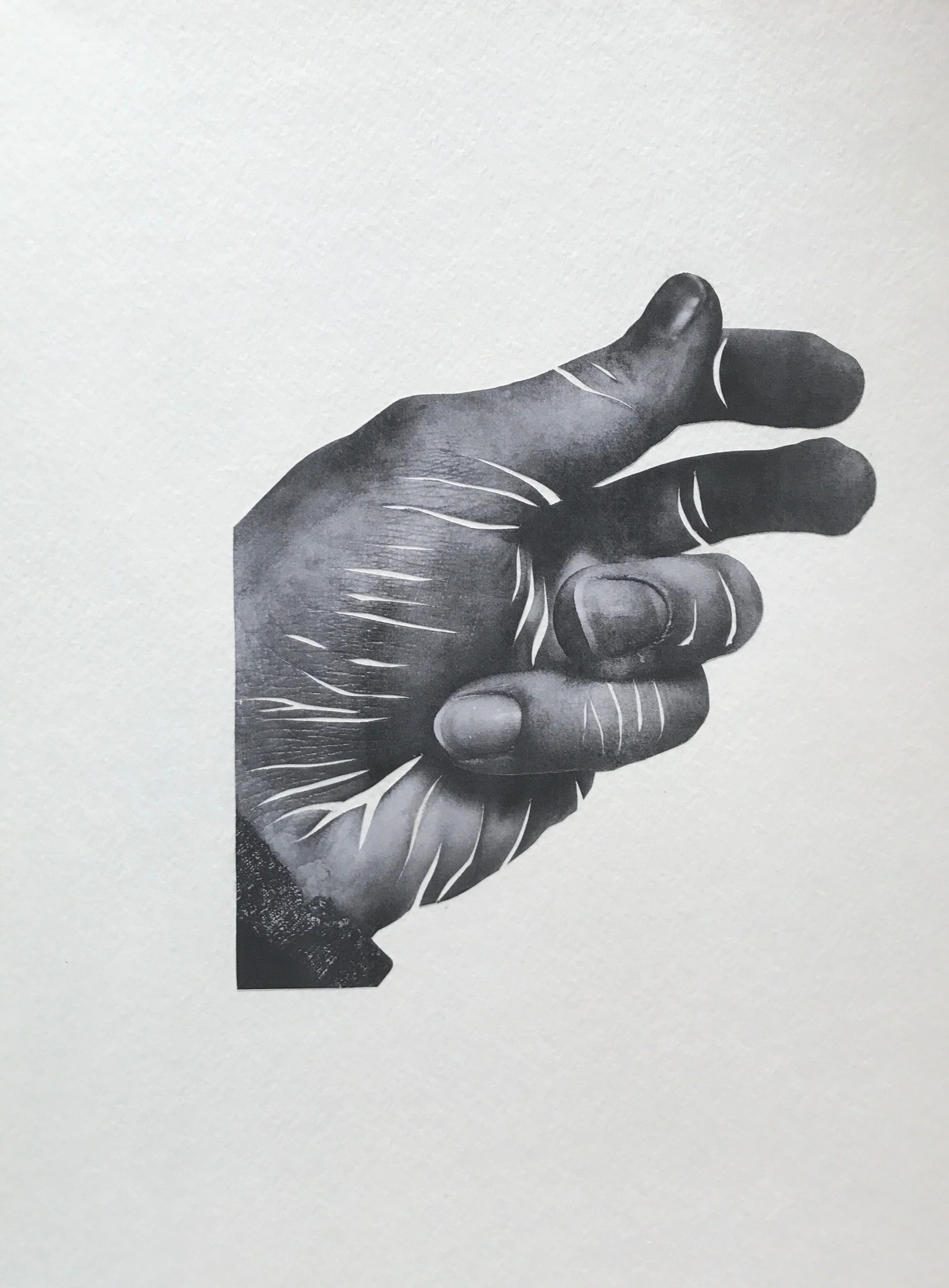  Hand Cut Xerox Photocopy, Bristol Board, 2018 