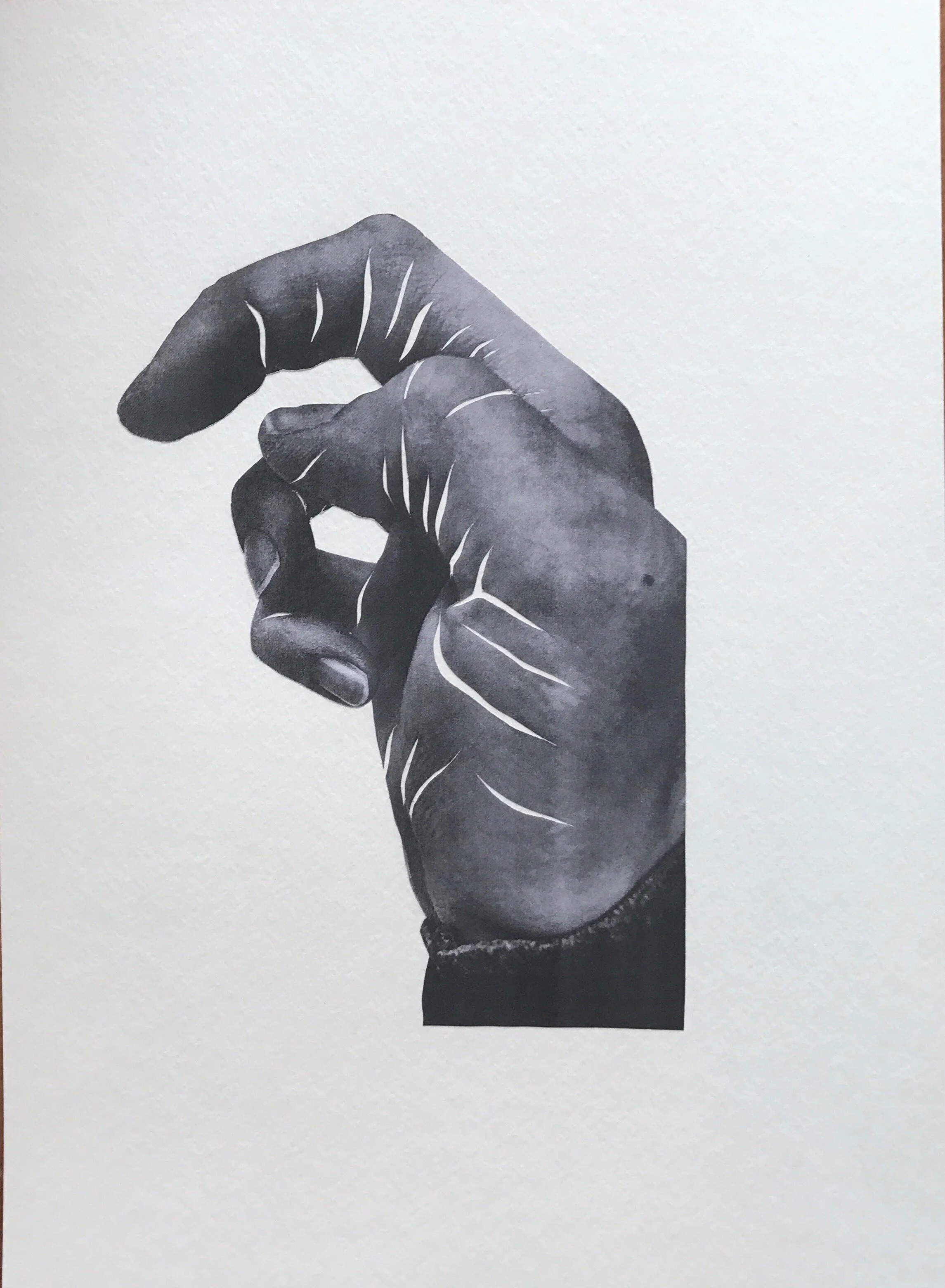 Hand Cut Xerox Photocopy, Bristol Board, 2018 
