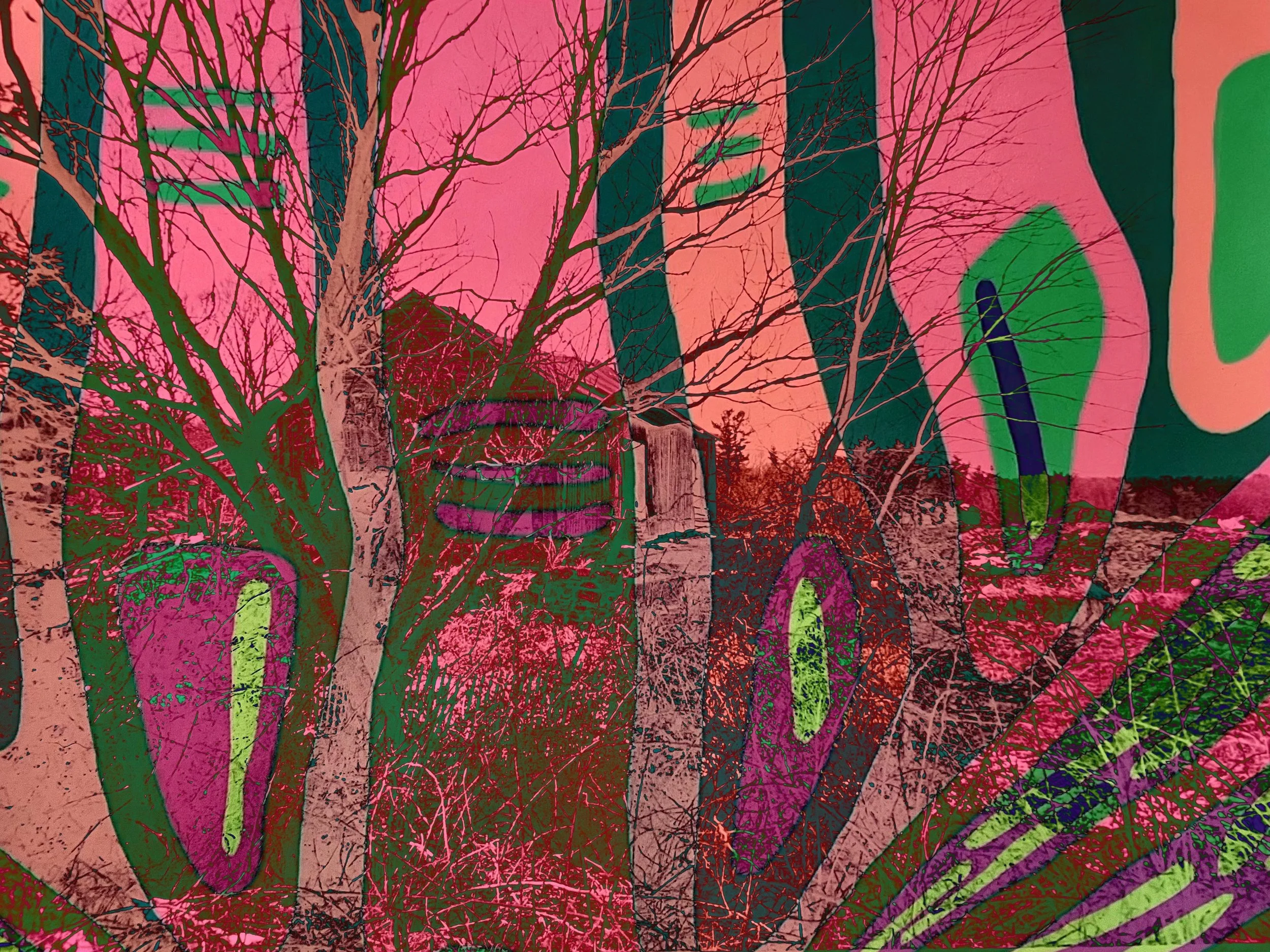  “Between stimulus and response”, Giclee print, 18x24”, 2022  