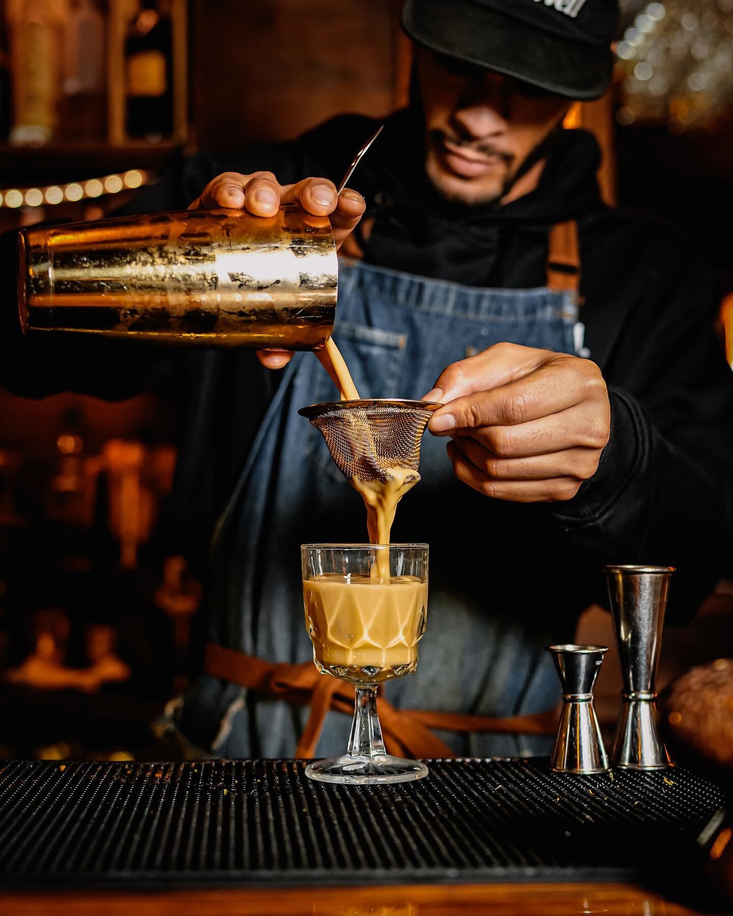 Strain it, baby. 
.
.
.
.
.
#thehoneywell #thehoneywellnyc #harlem #westharlem #hamiltonheights #cocktailbar #craftcocktails #cocktails #drinks #bar #cocktail #bartender #mixology #drink #happyhour #cocktailsofinstagram #party #drinkstagram #instagoo