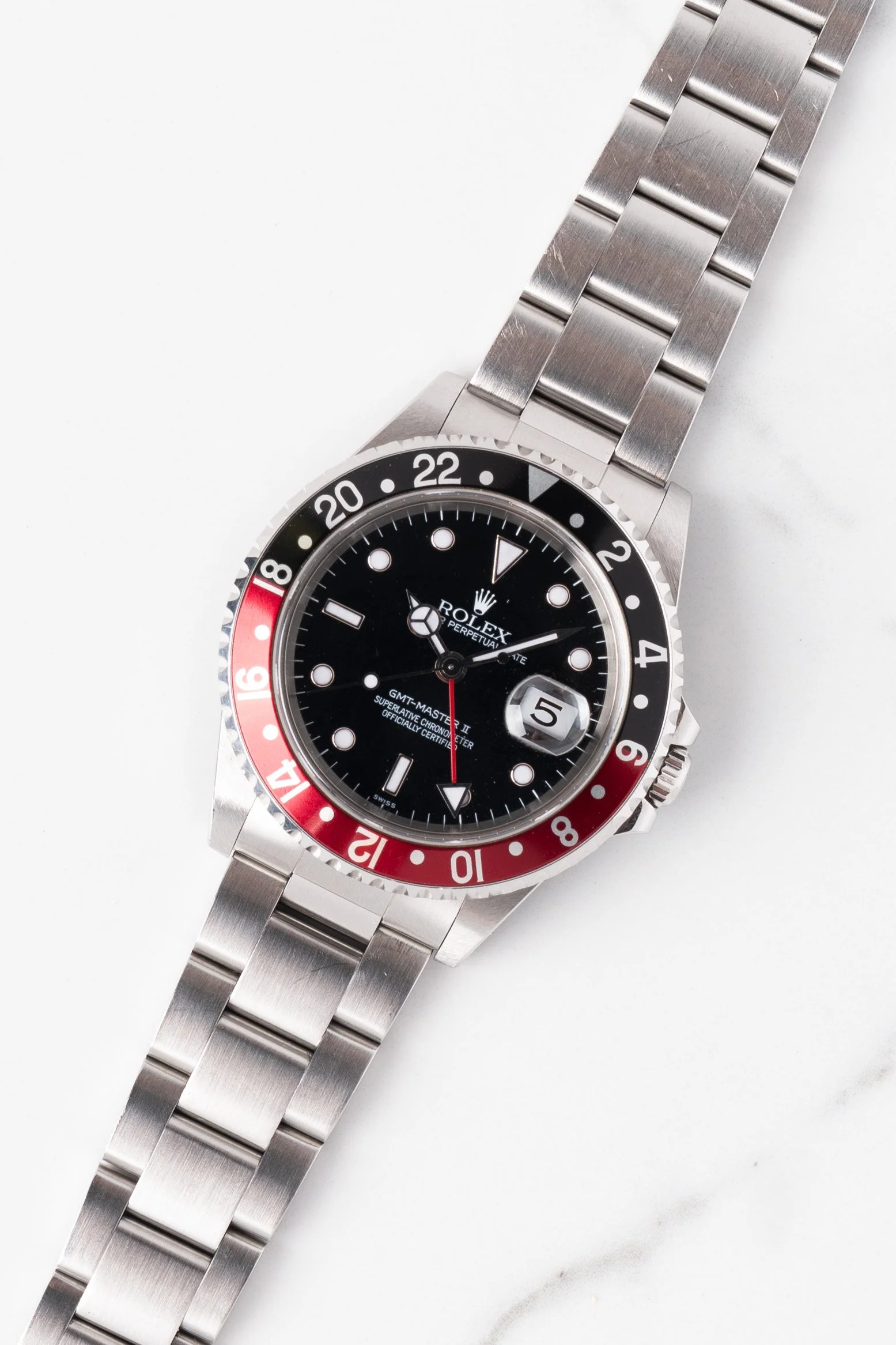1999 Rolex GMT-Master II 16710 Coke SWISS Only