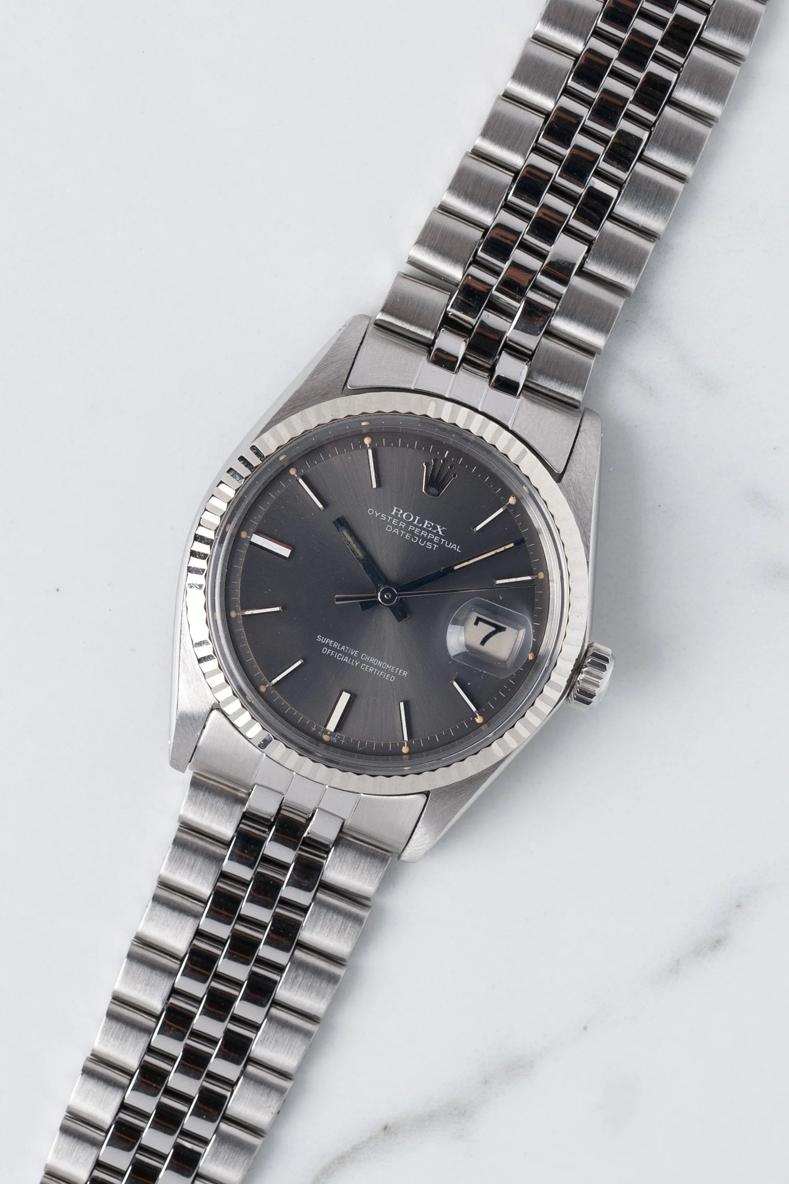 1970 Rolex Datejust 1601 Gray Dial