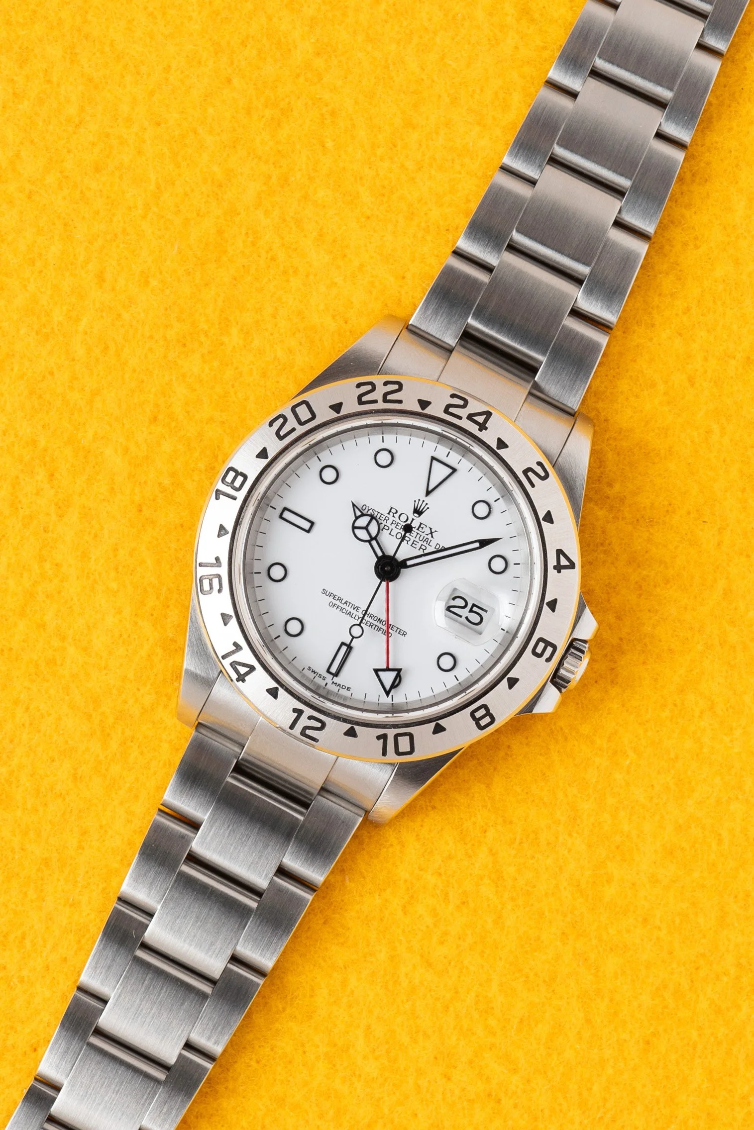 2001 Rolex Explorer II 16570 Polar with Box and Papers