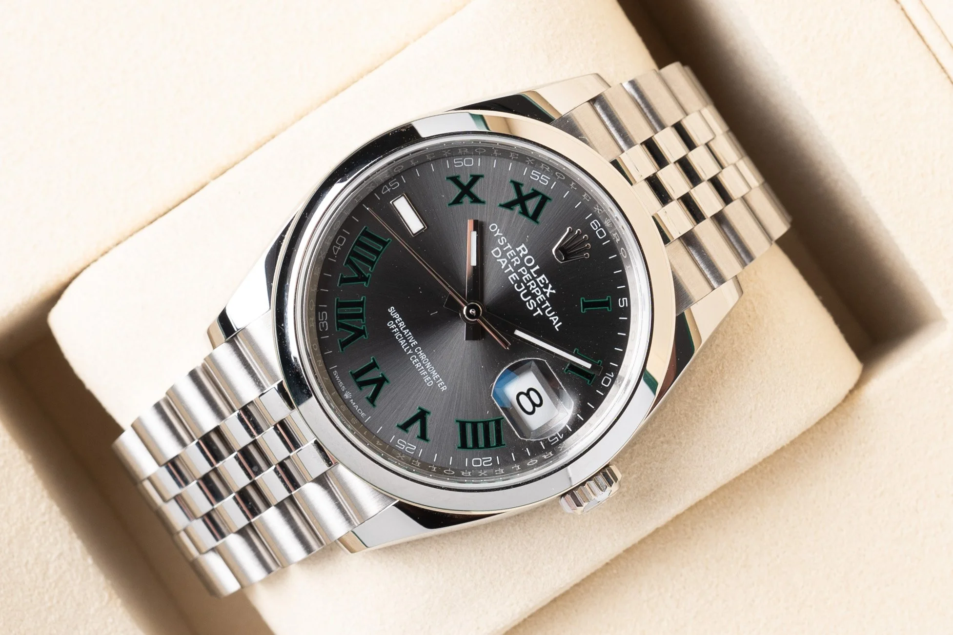 2025 Rolex Datejust 126200-0017 Wimbledon Dial - Box and Papers