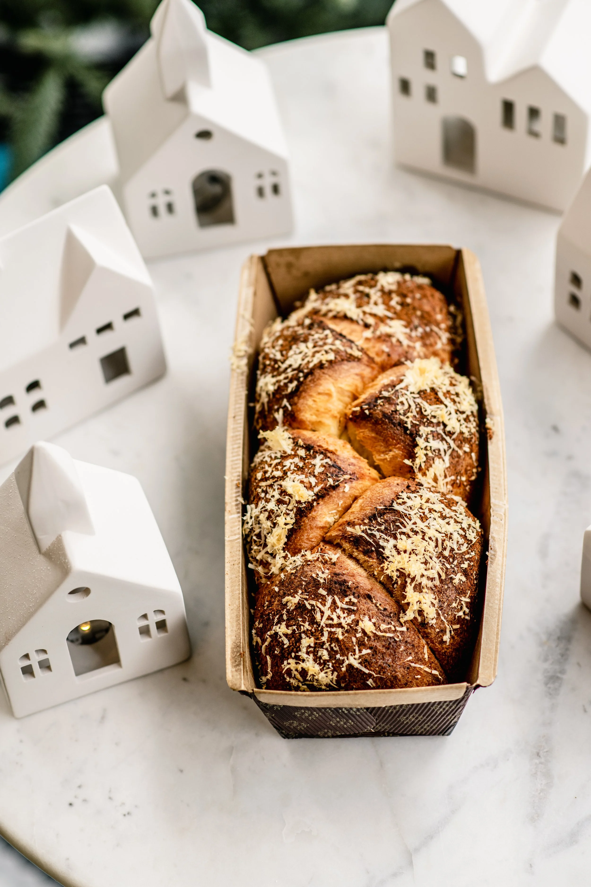Black Truffle Parmesan Brioche Rolls